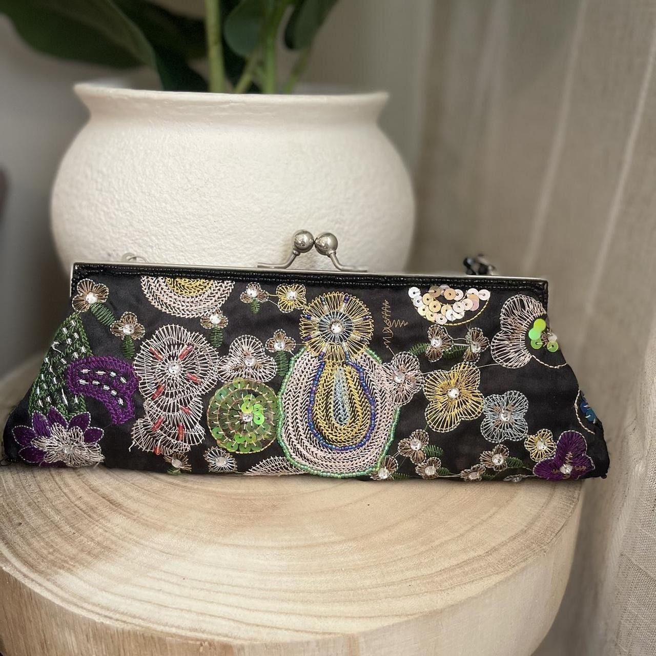 Vintage Vintage beaded clutch Size ONE SIZE - 3 Thumbnail