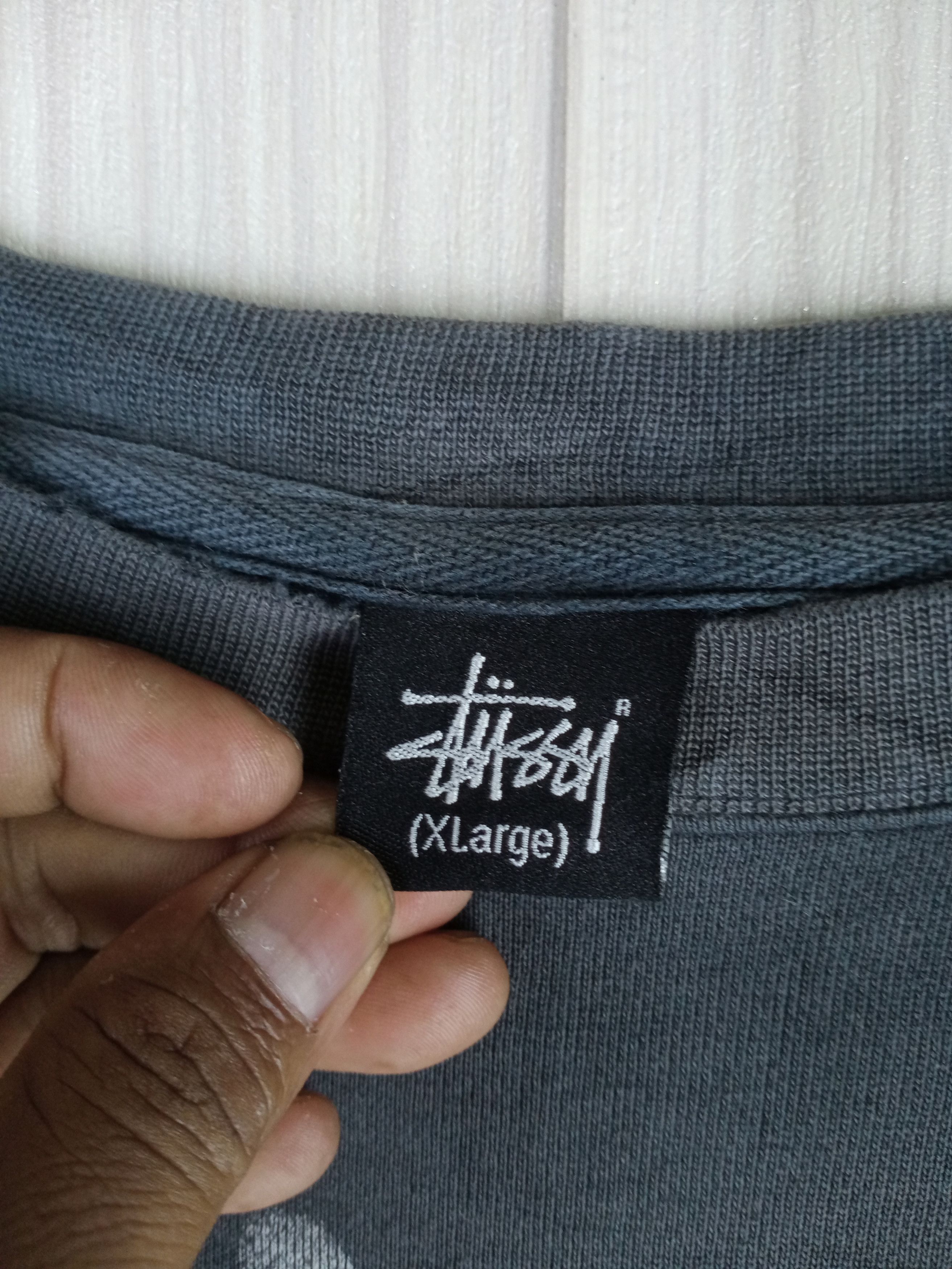 Stussy Very Rare Vintage Distressed Stussy Graffiti Sweatshirt Size US XL / EU 56 / 4 - 8 Thumbnail