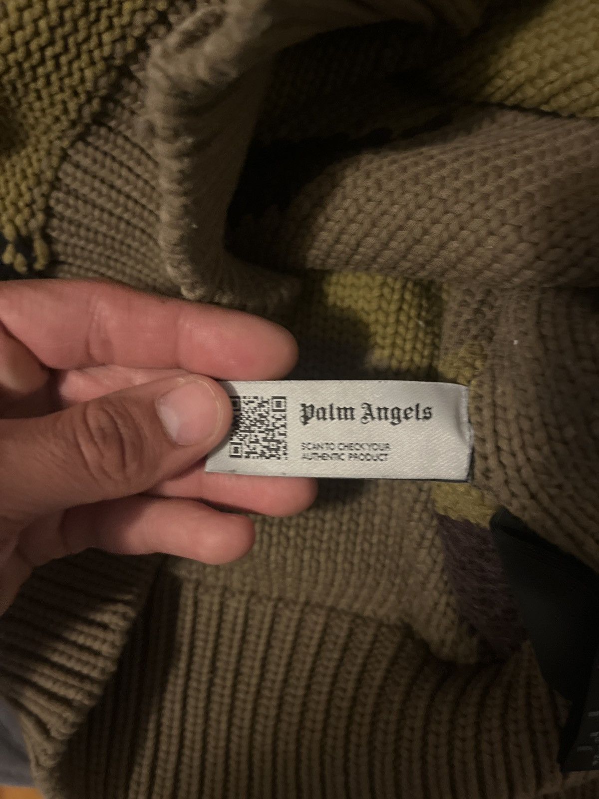 Palm Angels Palm Angels Camo Knit Sweater Size US S / EU 44-46 / 1 - 10 Thumbnail