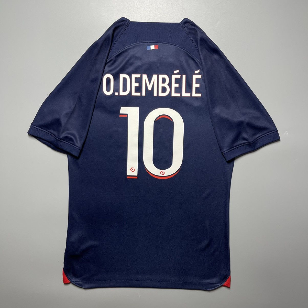 Vintage PSG NIKE 2023/2024 FOOTBALL SOCCER HOME JERSEY #10 DEMBELE Size US S / EU 44-46 / 1 - 1 Thumbnail