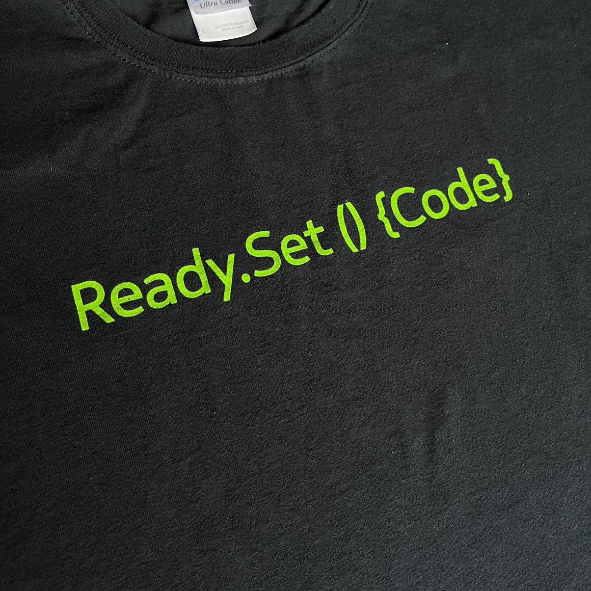 Vintage Vintage 2000s Nokia Developer Team Ready Set Code Tee Shirt Size US L / EU 52-54 / 3 - 6 Thumbnail