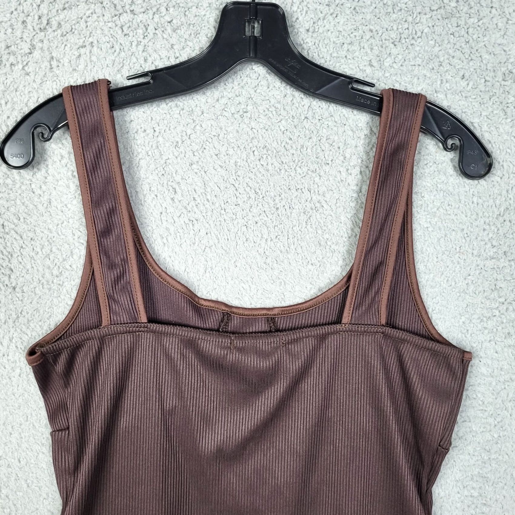 PrettyLittleThing Pretty little thing Women's ribbed bodysuit Tank top Sleeveless Size 8 Red Solid Regular All Seasons Womens Size M / US 6-8 / IT 42-44 - 6 Thumbnail
