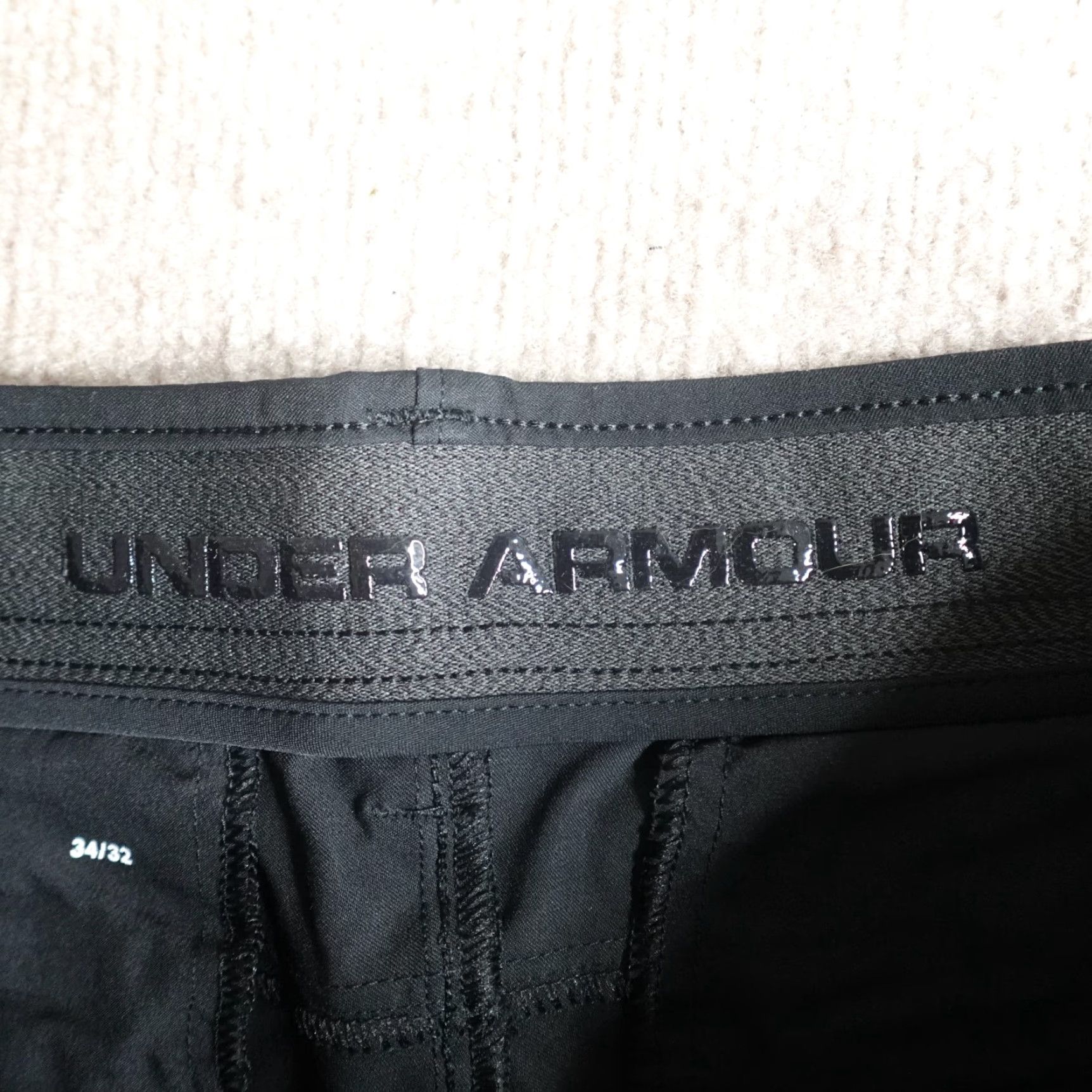 Under Armour Under Armour Pants 32 x 31 Black Solid Performance Golf Straight NEW Size US 32 / EU 48 - 5 Thumbnail