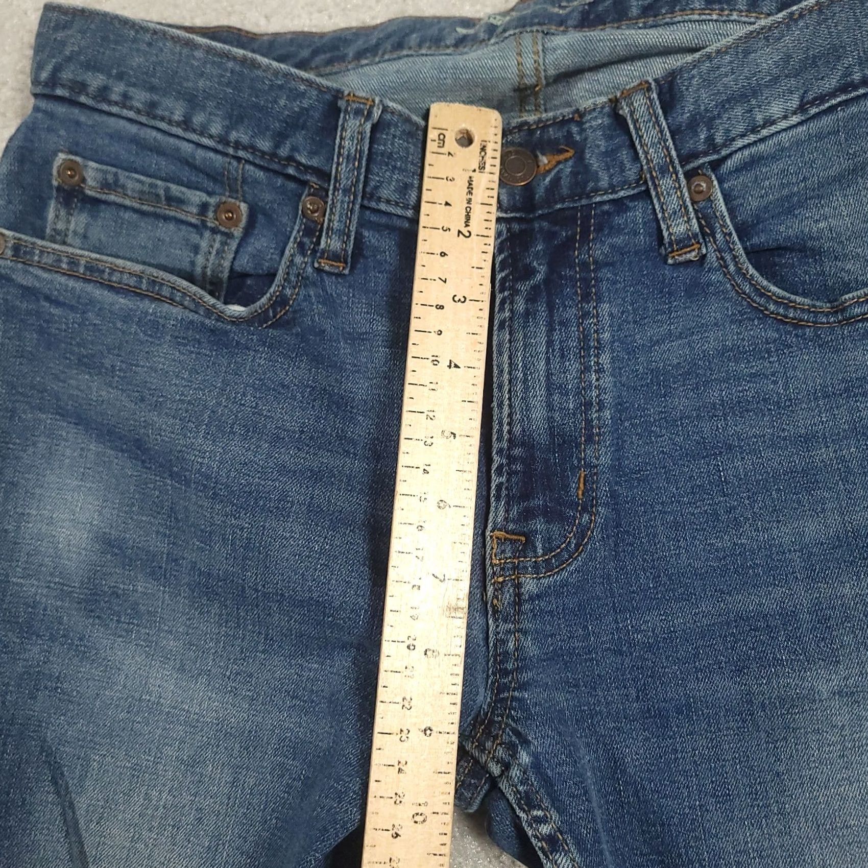 Old Navy VINTAGE Old Navy Jeans Mens 32x32 Blue Skinny Stretch Denim Built In Flex Size US 32 / EU 48 - 6 Thumbnail