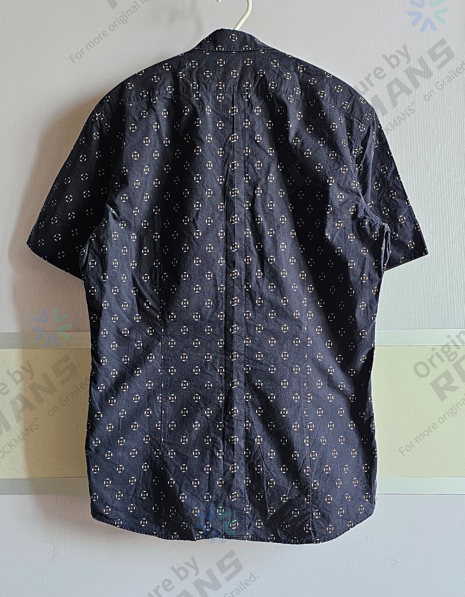 Dries Van Noten Dries Van Noten Short Sleeve Printed Shirt Blue Size 48 Size US M / EU 48-50 / 2 - 4 Thumbnail