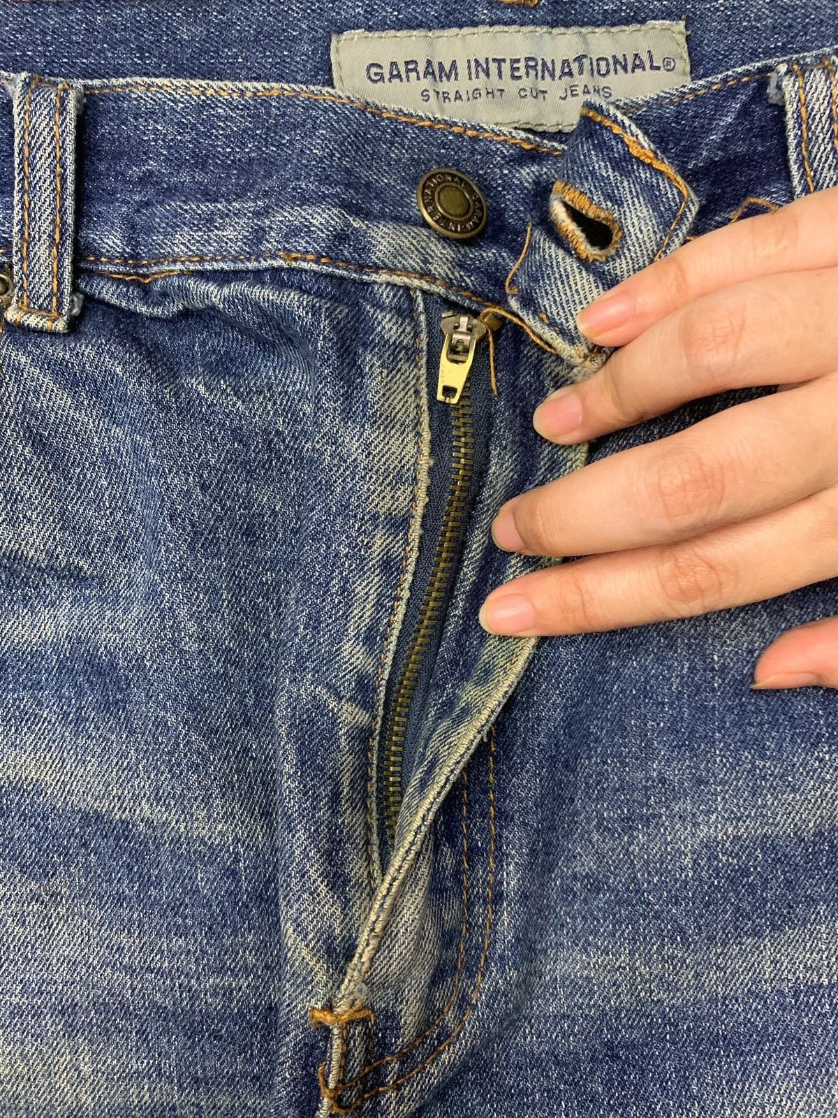 Japanese Brand Vintage Japanese Brand Mud Wash Distressed Baggy Jeans Size US 35 - 3 Thumbnail