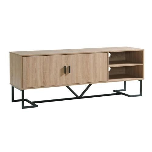 Designer × Homemade TV Stand Two Door Cabinet with Two Open Shelves with Metal L Size US L / EU 52-54 / 3 - 2 Thumbnail