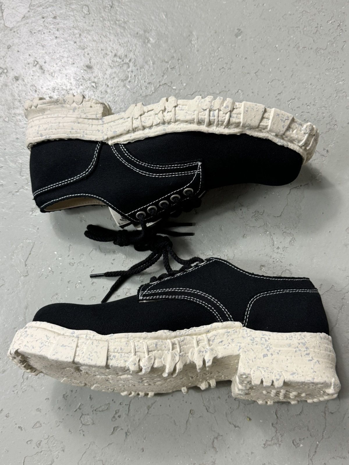 Maison MIHARA YASUHIRO MAISON MIHARA YASUHIRO Black Vintage Like Derbys Size US 7 / EU 40 - 3 Thumbnail
