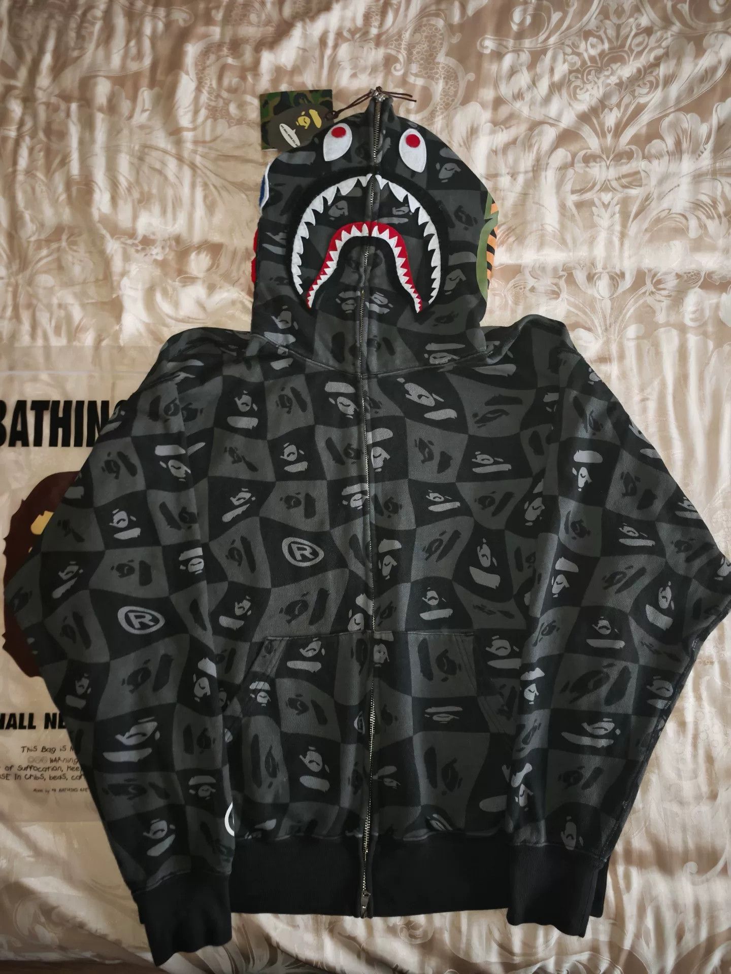 Bape Bape Black Hoodie L Men Size US L / EU 52-54 / 3 - 1 Thumbnail