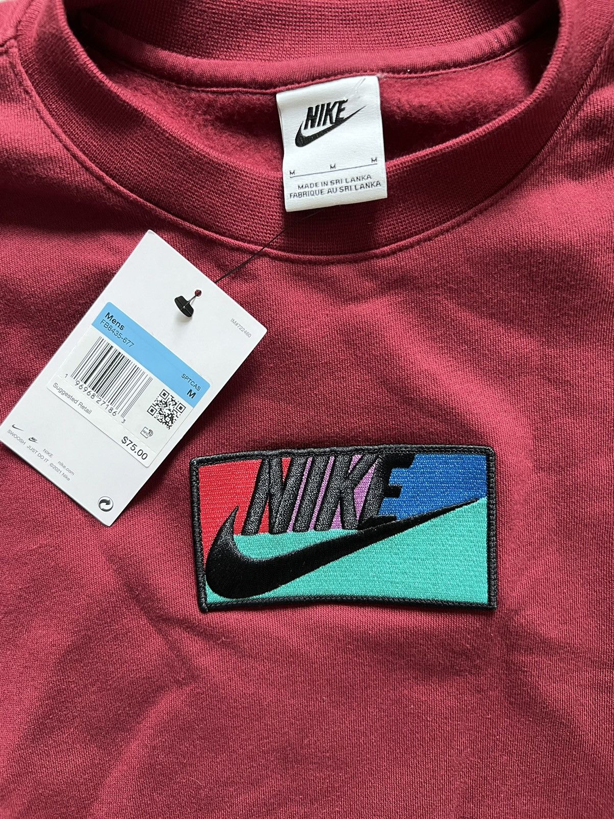 Nike Nike NSW Club Crew Fleece Pullover Team Red Size US M / EU 48-50 / 2 - 7 Thumbnail
