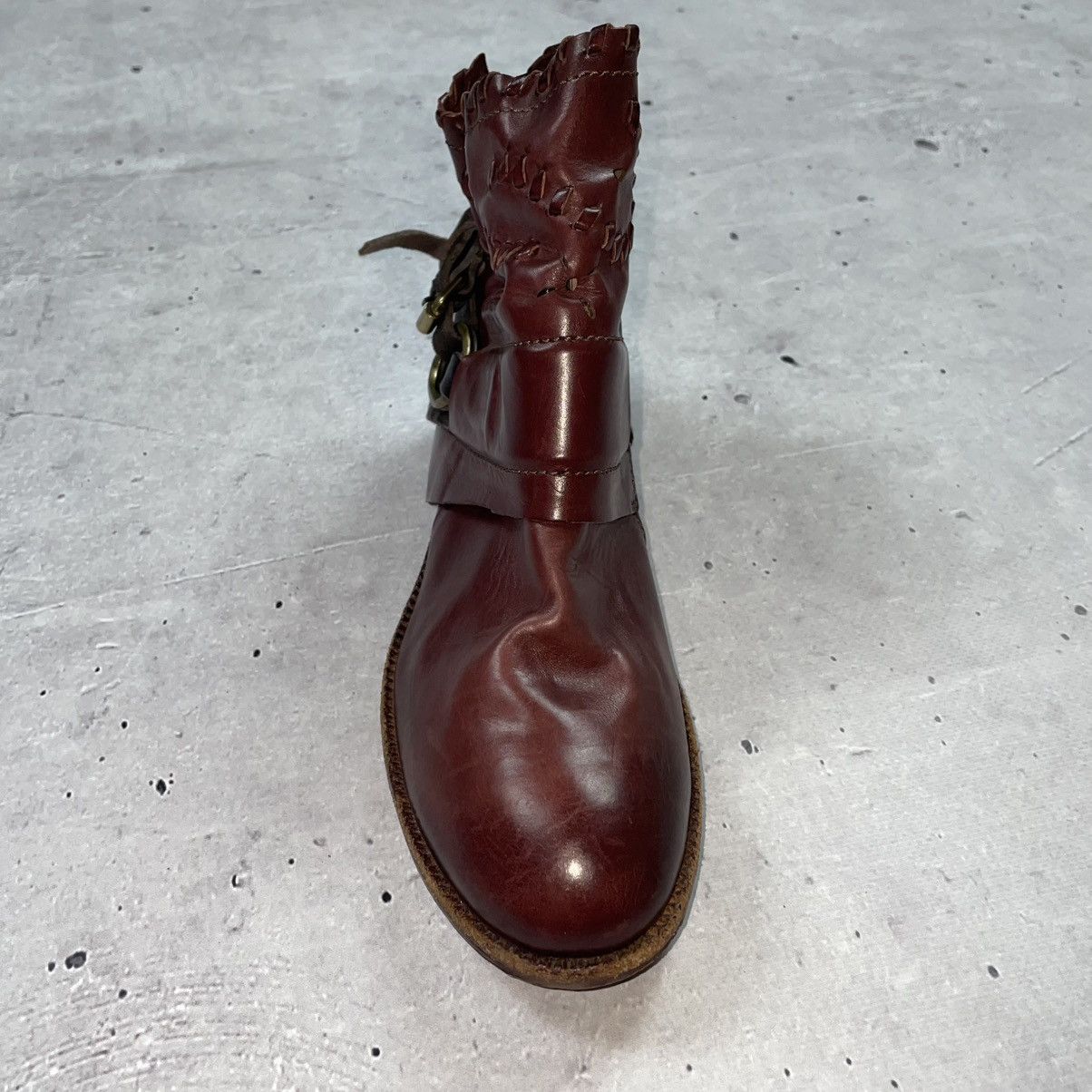 A.S.98 × If Six Was Nine × Japanese Brand 90s Vintage Leather Cowboy Leather Boots A.s. 98 shoes Size US 7 / IT 37 - 14 Thumbnail