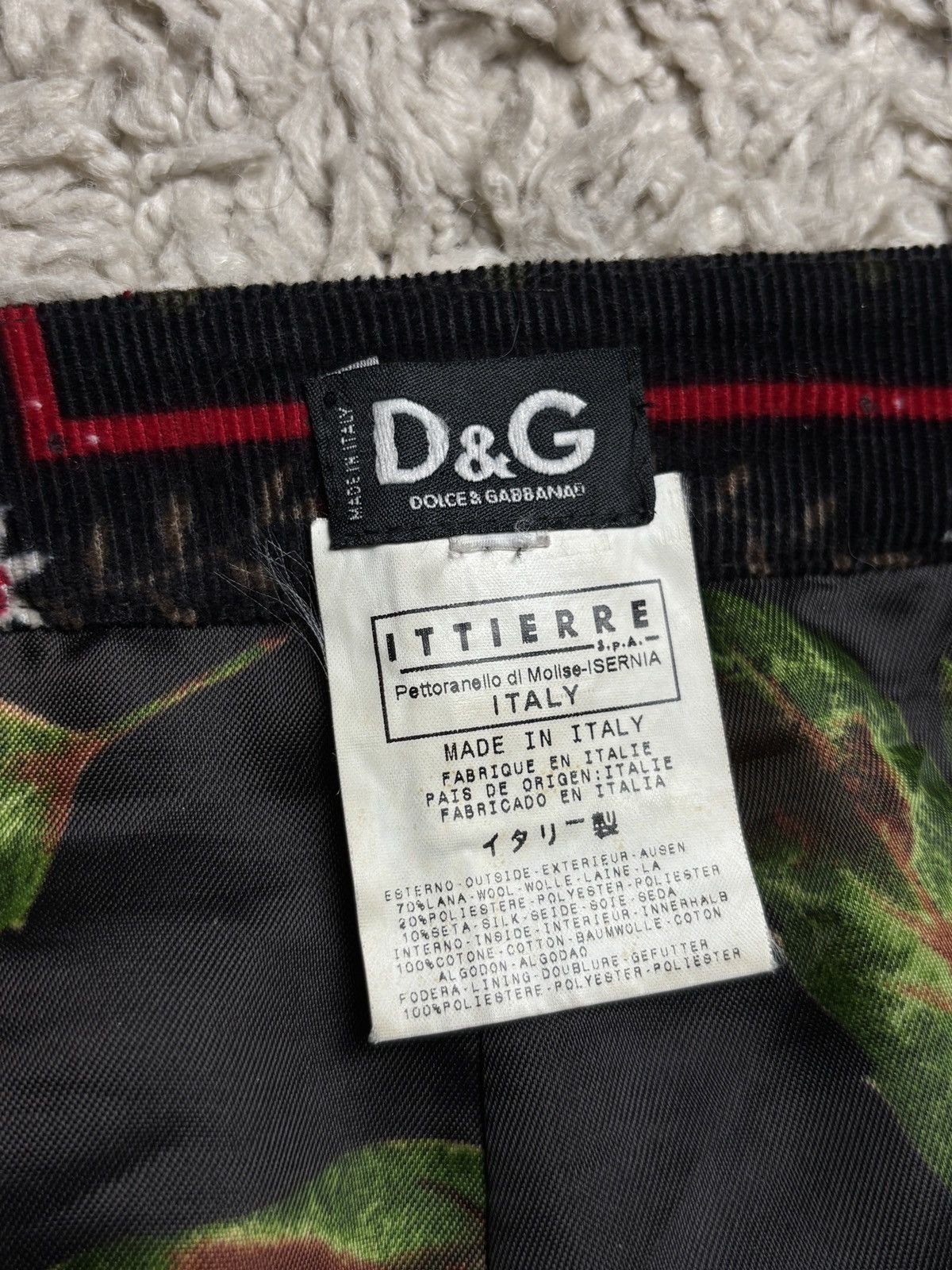 Dolce & Gabbana Dolce & Gabbana Vintage Wool Silk Midi Skirt Y2K Size 28" / US 6 / IT 42 - 9 Thumbnail