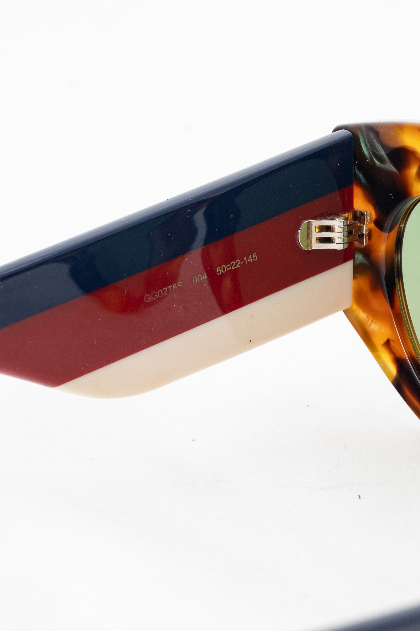 Gucci Gucci GG0275S Havana Tortoiseshell Web Cat-Eye Sunglasses Size ONE SIZE - 9 Thumbnail