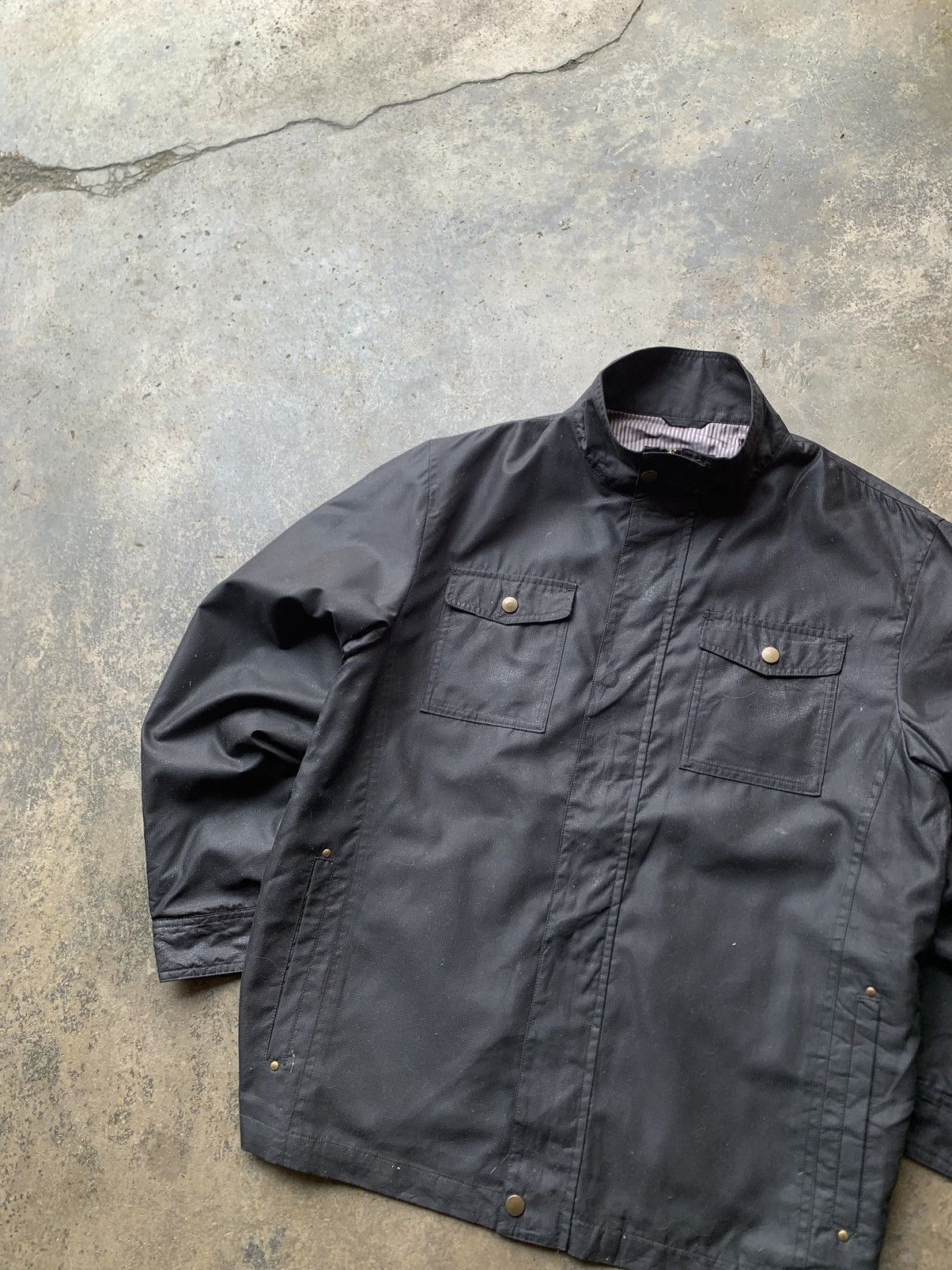 Kansai Yamamoto 👹Vintage KANSAI YAMAMOTO All Black Utility Jacket Size US L / EU 52-54 / 3 - 7 Thumbnail