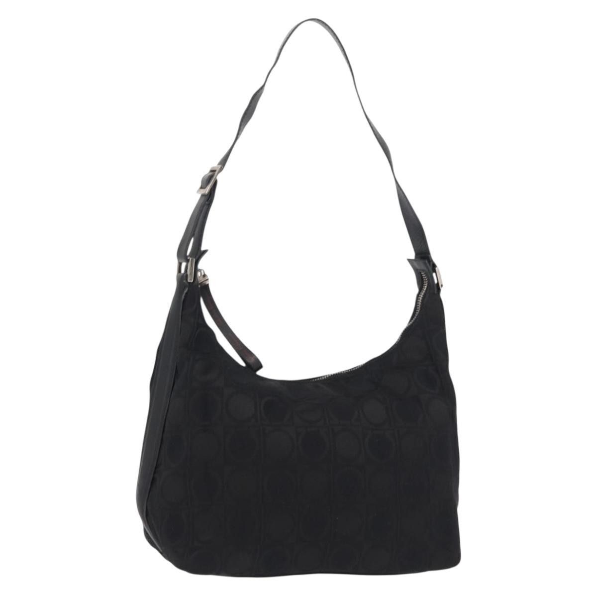 Salvatore Ferragamo Salvatore Ferragamo Gancini Shoulder Bag Nylon Size ONE SIZE - 1 Thumbnail