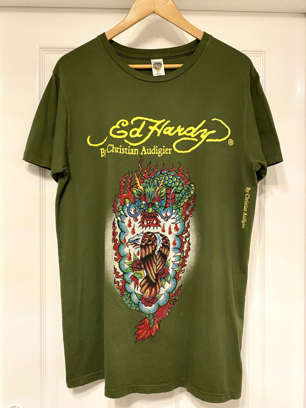 Ed Hardy Ed Hardy T-shirt Vintage Dragon Tattoo - Large Size US L / EU 52-54 / 3 - 1 Thumbnail