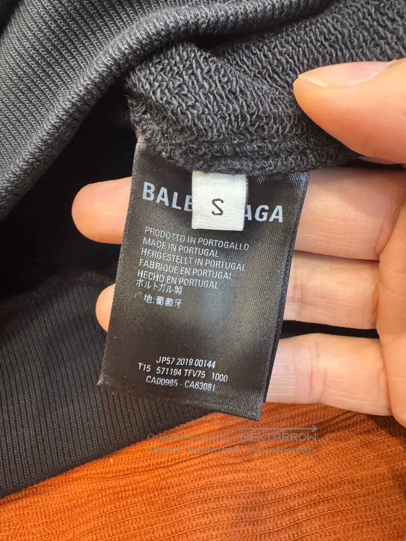 Balenciaga Balenciaga Logo Alphabet Printed Hooded Pocket Long Sleeve Size US S / EU 44-46 / 1 - 4 Thumbnail