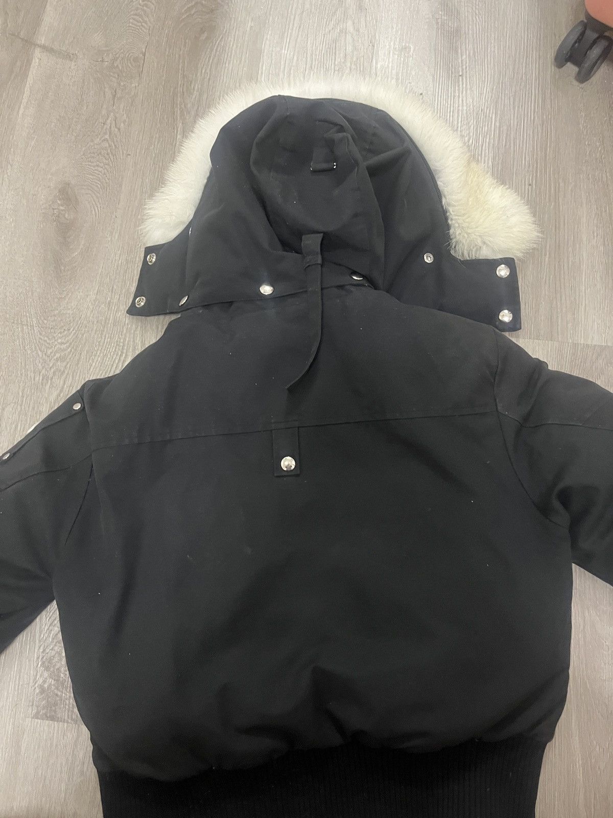 White Fur Moose knuckle Bomber Ballistic