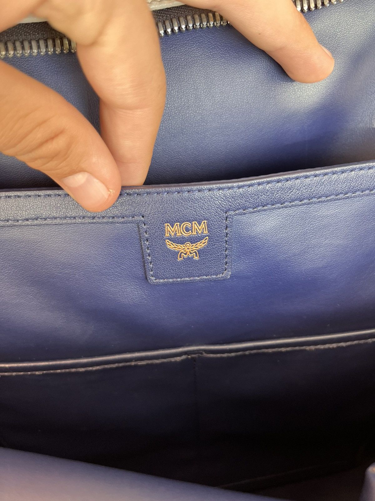 MCM MCM | Monoprint studded backpack Size ONE SIZE - 6 Thumbnail