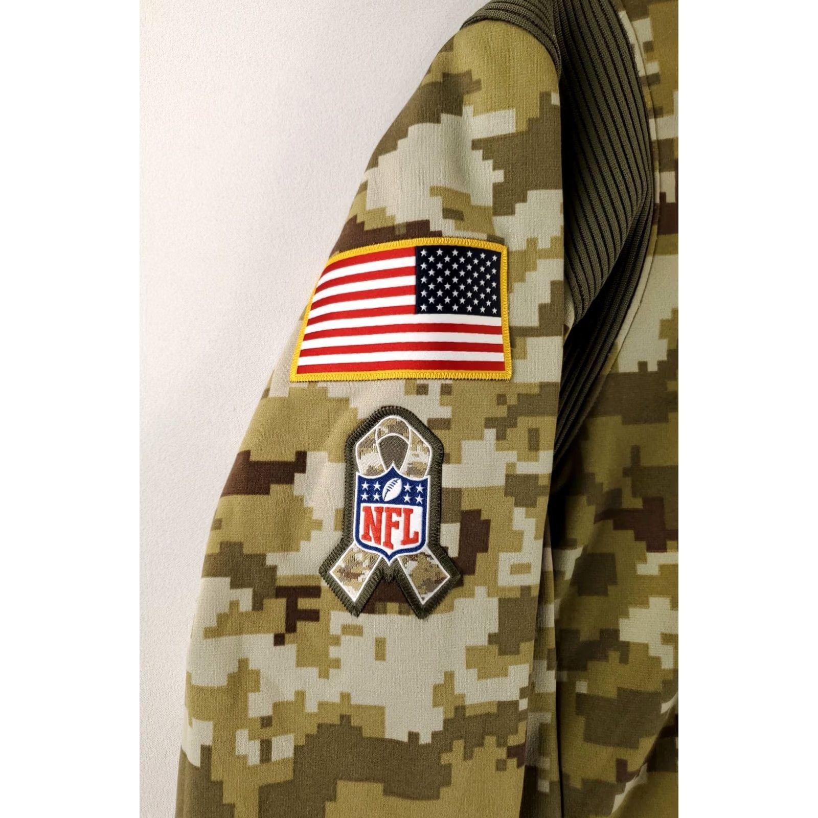 Nike Nike Hoodie Sweatshirt Kansas City Chiefs Salute to Service Camo Green Mens M Size US M / EU 48-50 / 2 - 2 Thumbnail