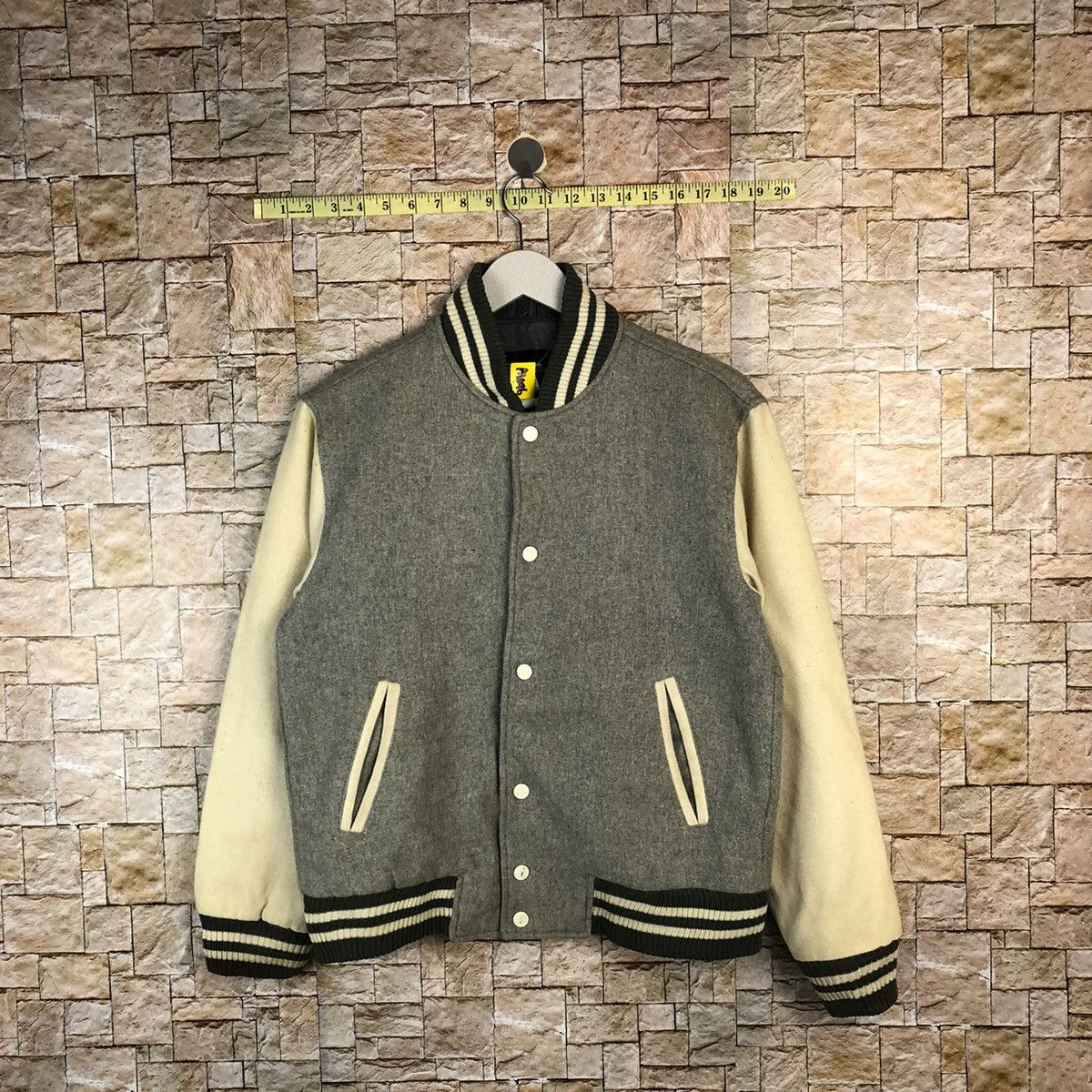 Japanese Brand Fair Mont Grey Bombers Jacket #A1096 Size US S / EU 44-46 / 1 - 1 Thumbnail