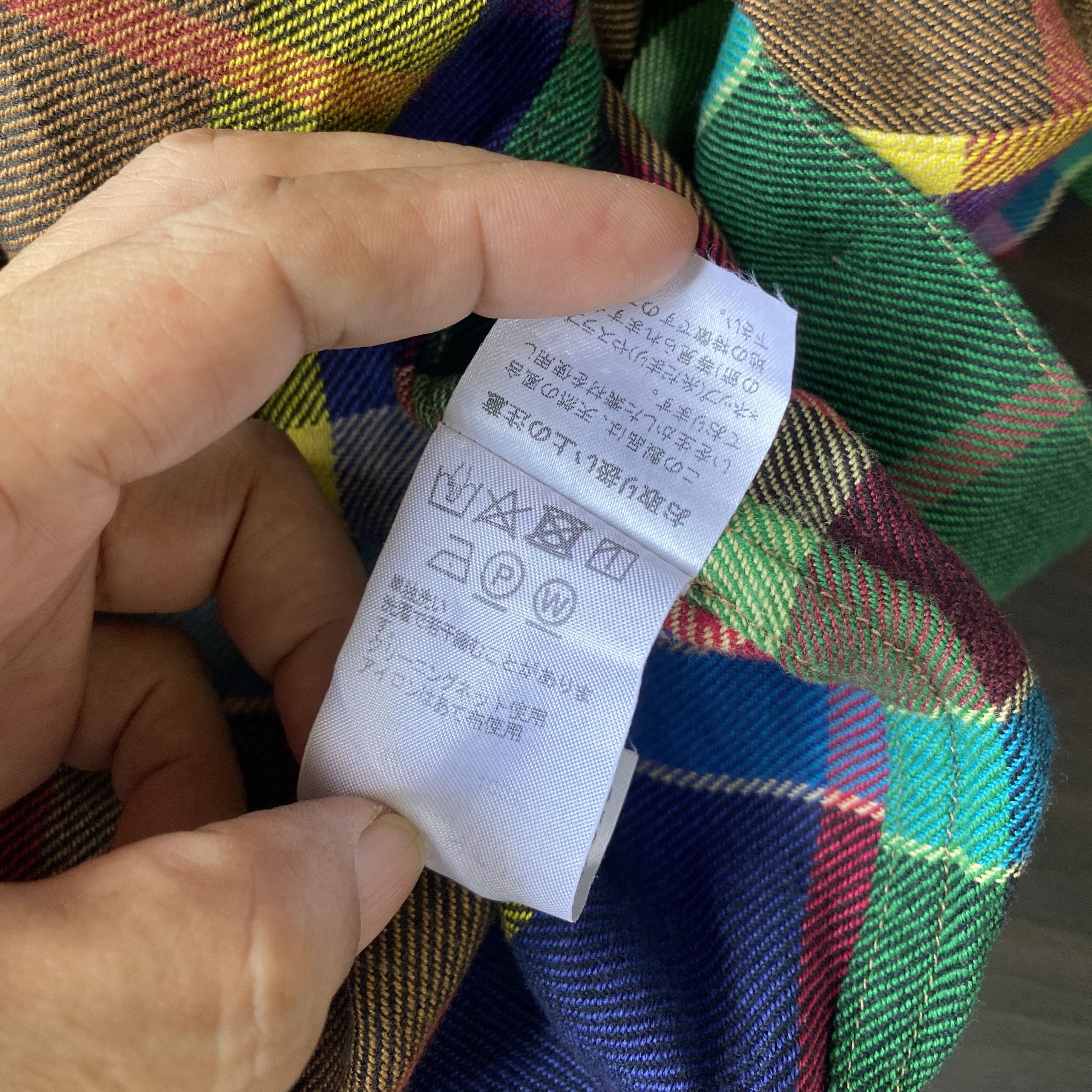 Tsumori Chisato Multicolor Plaid Button Down Shirt Dress Size M / US 6-8 / IT 42-44 - 12 Thumbnail
