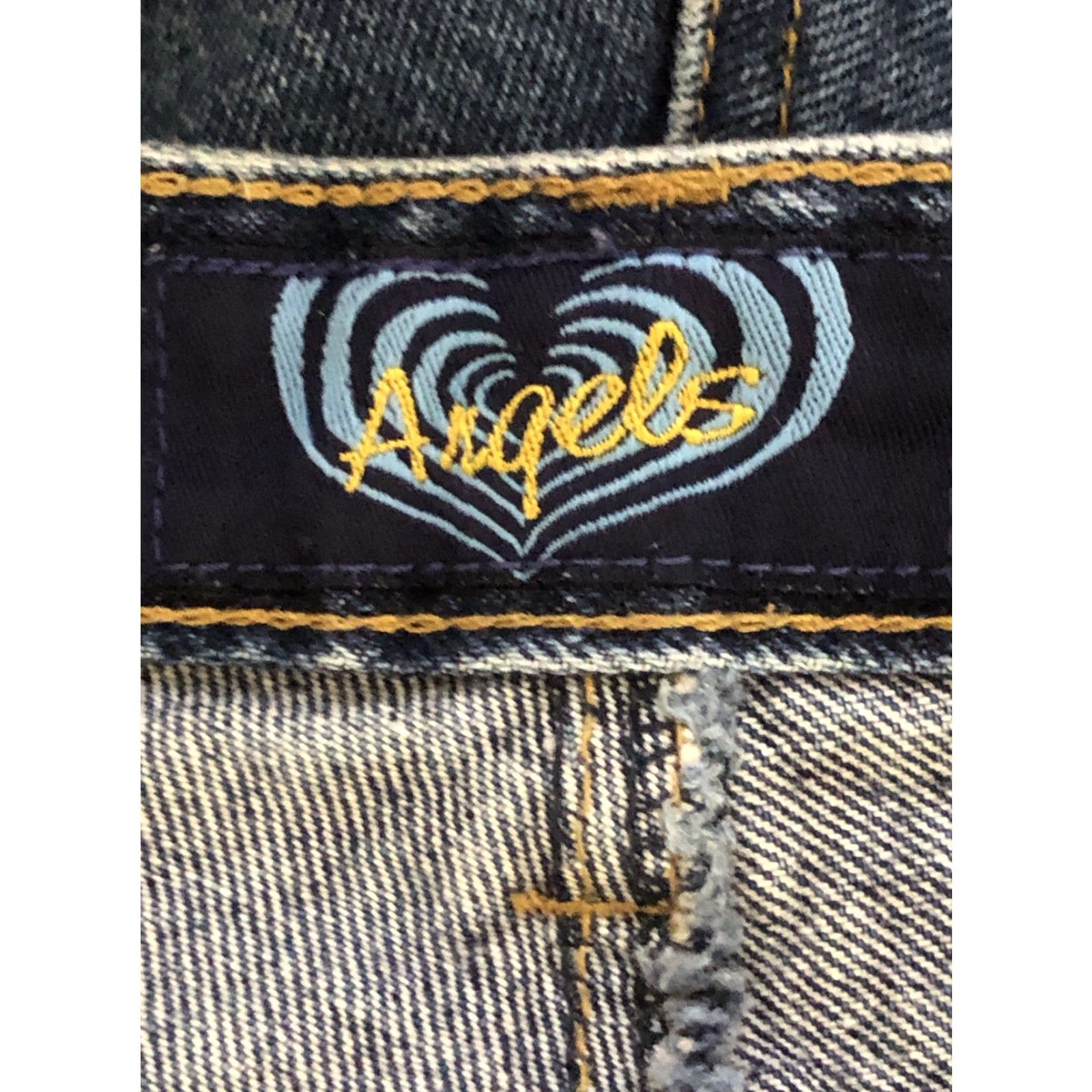 Vintage VINTAGE Angels Blue Jean Shorts Denim 28"Waist Mid Rise 90's Y2K Women Juniors 28 Blue Jeans Shorts Size 27" / US 4 / IT 40 - 3 Thumbnail