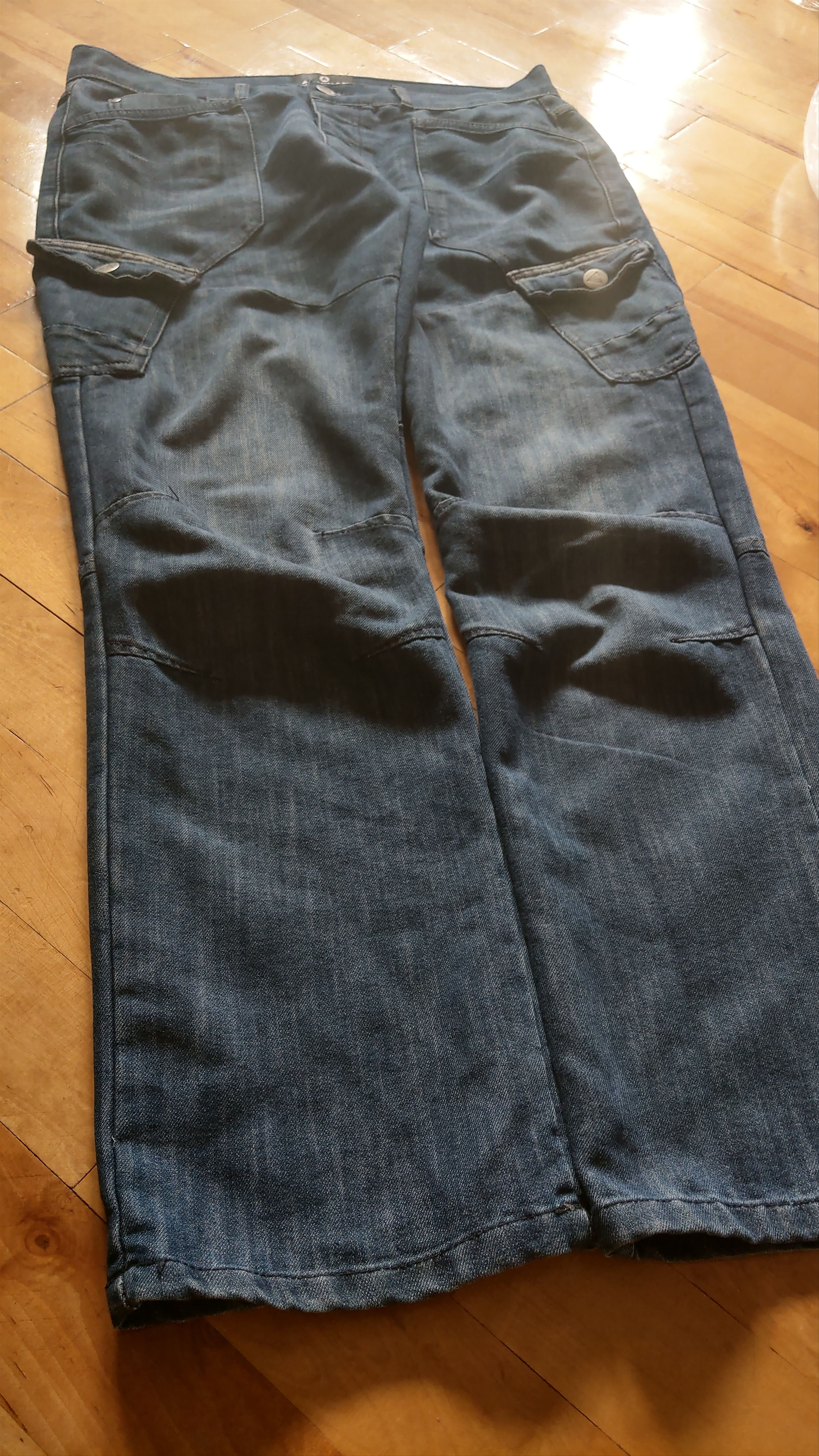 Airwalk Vintage AIRWALK Cargo Pants Denim Alt skate Opium Size US 34 / EU 50 - 6 Thumbnail