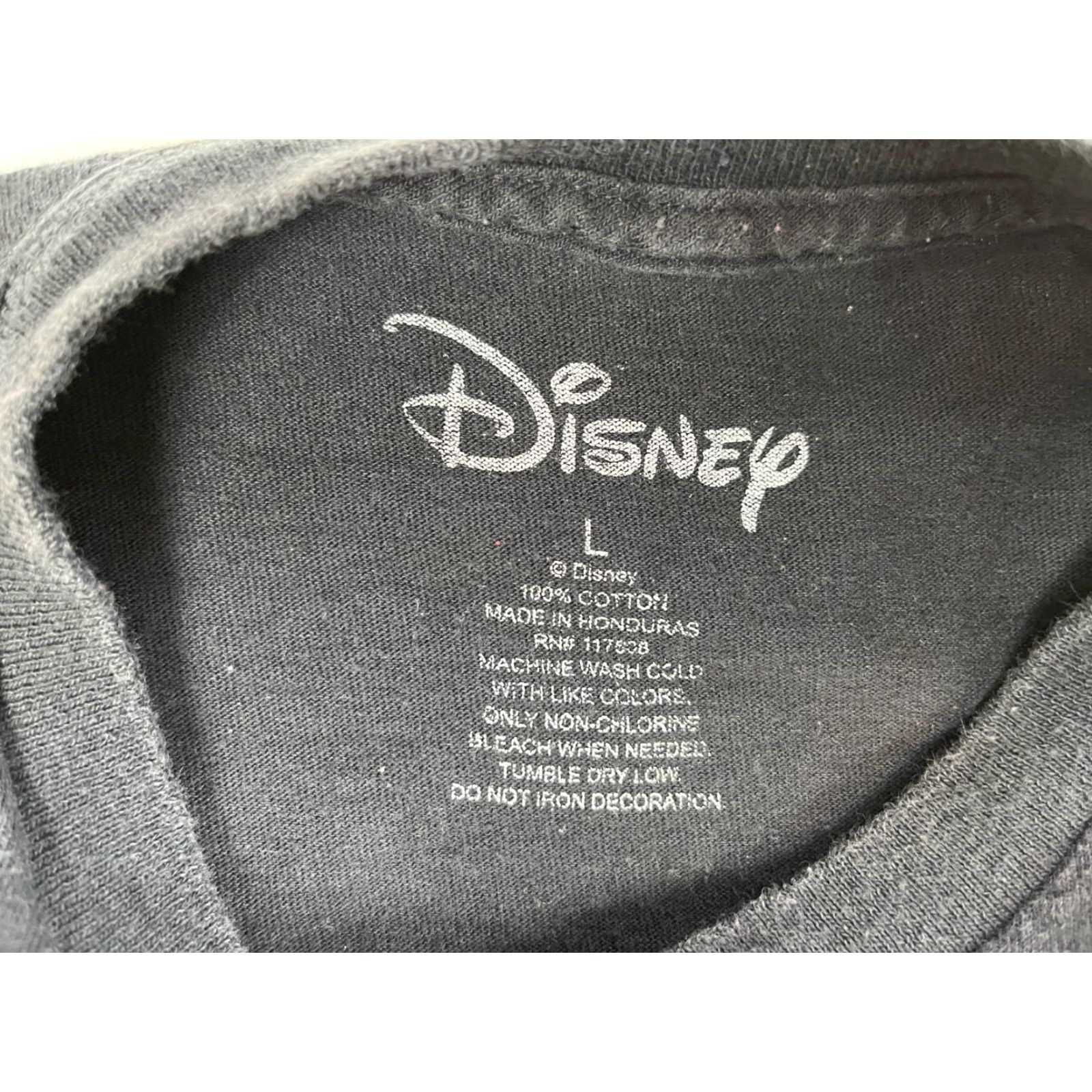 Disney Disney Mickey Mouse 'Old School' Graphic T-Shirt L Unisex Adults Black Cotton Crew Neck Short Sleeve Shirt Mens Size US L / EU 52-54 / 3 - 4 Thumbnail