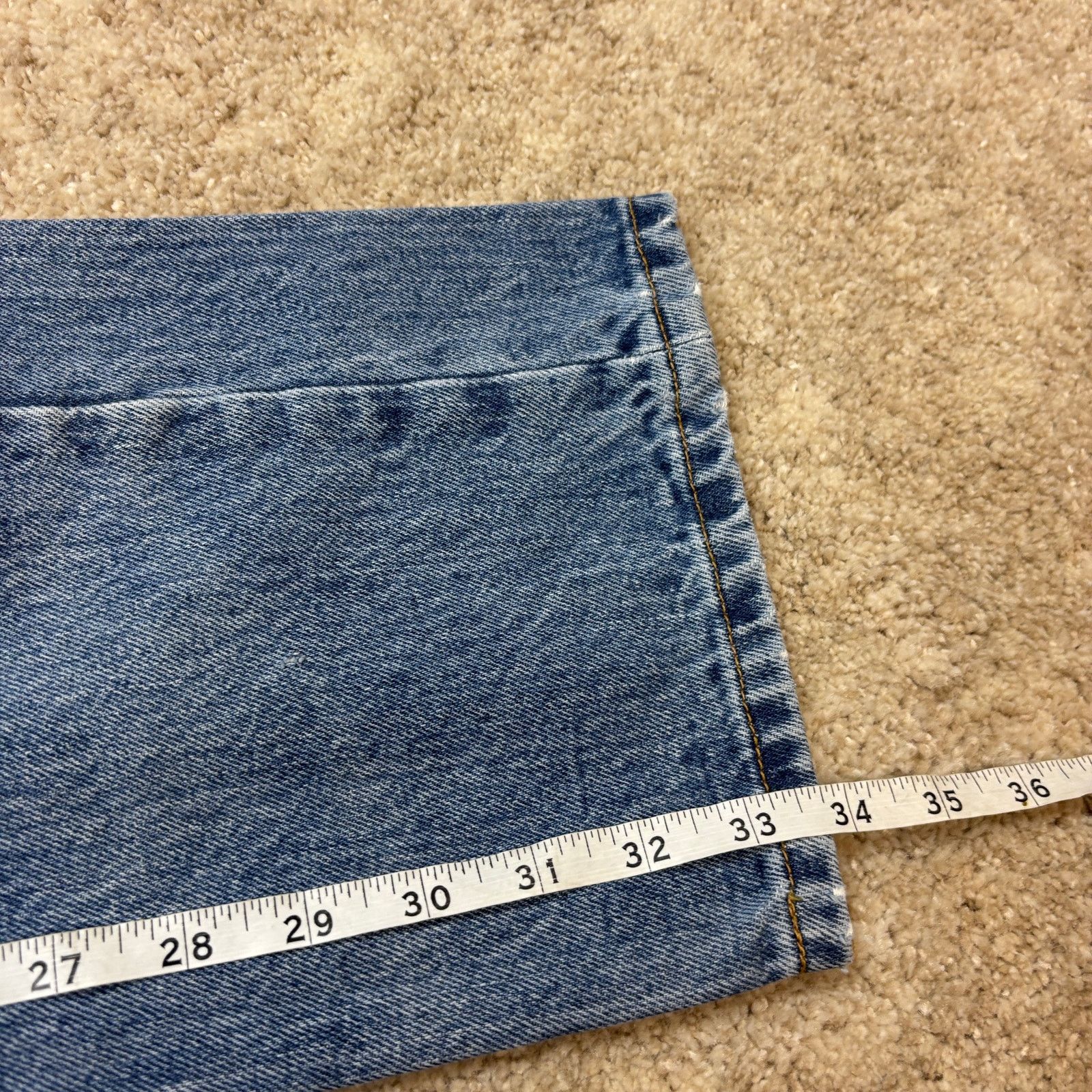 Levi's × Vintage Vintage Levi's 501 Straight Leg Button Fly Jeans Men's 32x34 Size US 32 / EU 48 - 10 Thumbnail