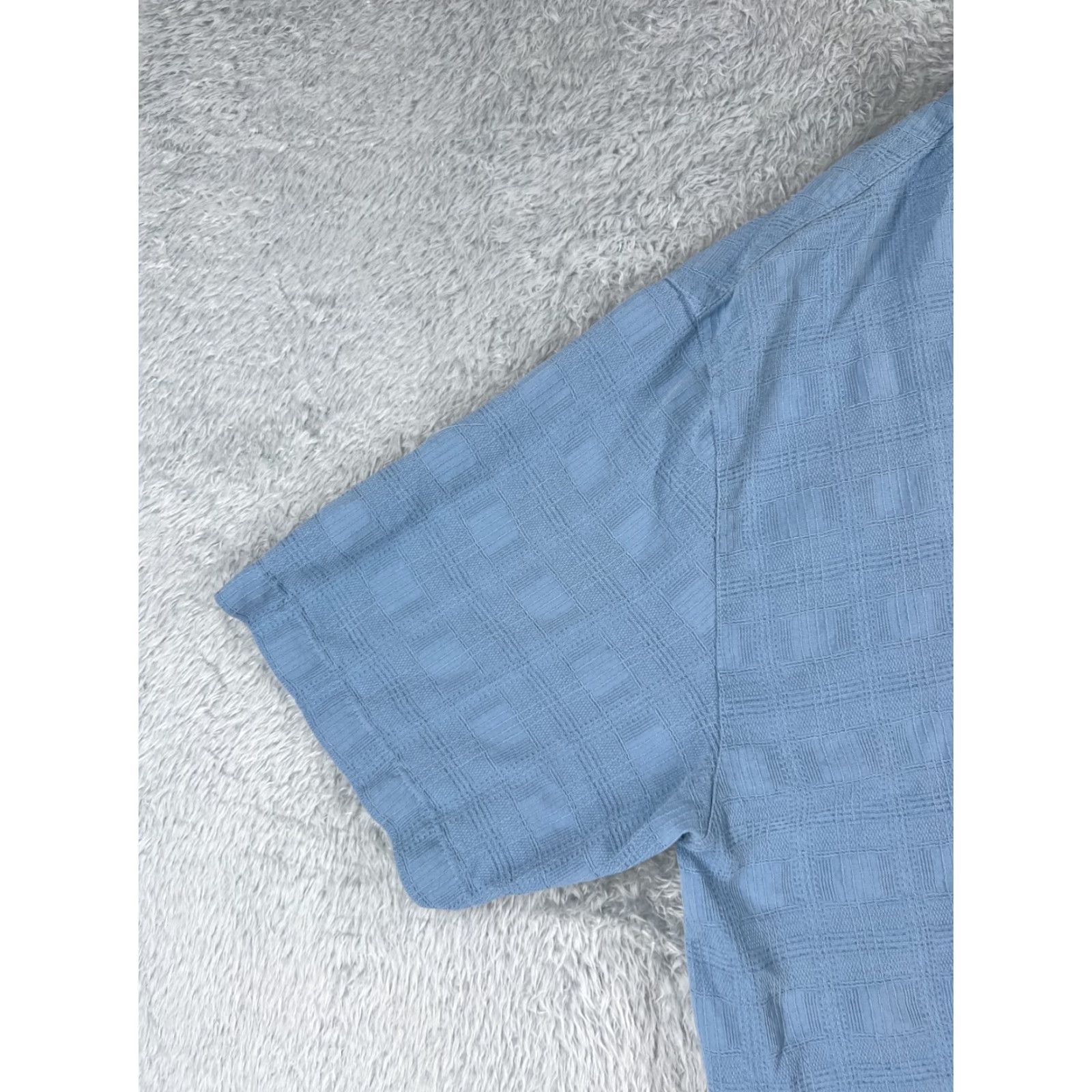 Vintage VINTAGE Jamaica Jaxx Shirt Men L Blue Silk Button-Up Hawaiian Beach Size US L / EU 52-54 / 3 - 3 Thumbnail