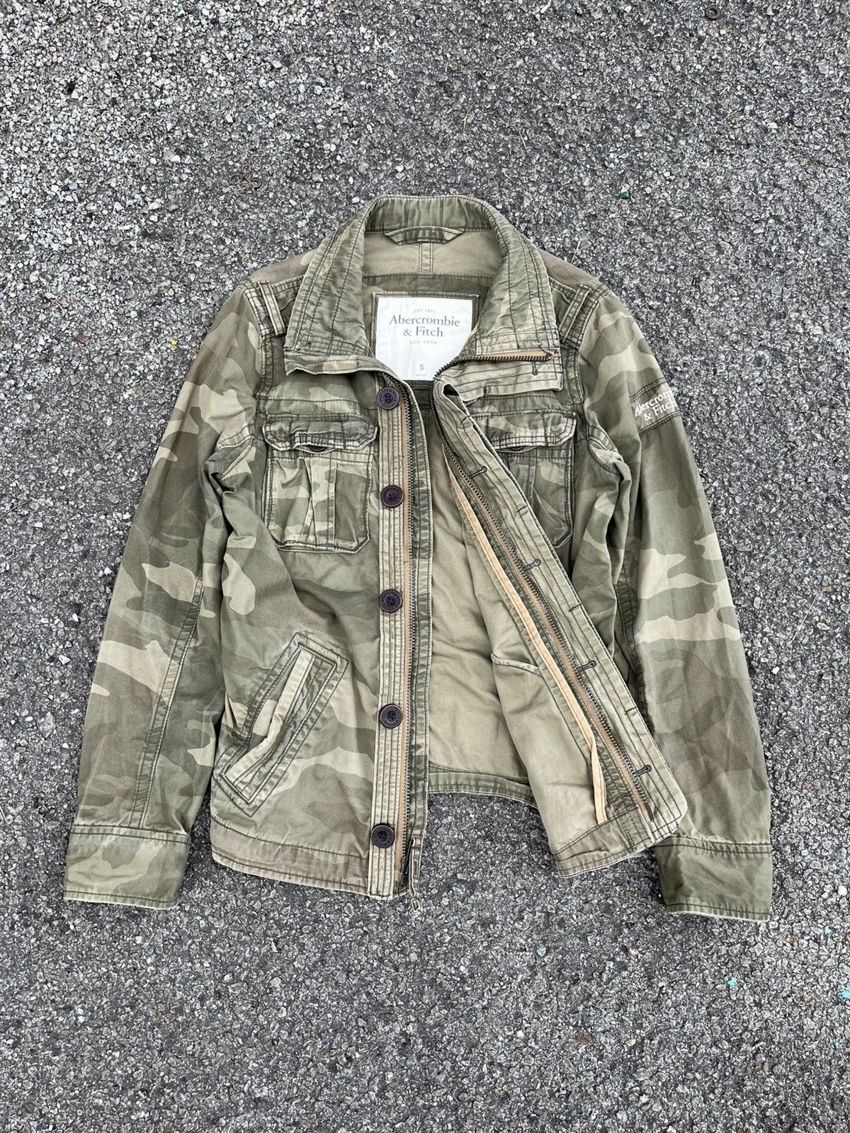 GOA Abercrombie & Fitch Camo Heavy Jacket Military Style M65 Size US S / EU 44-46 / 1 - 5 Thumbnail