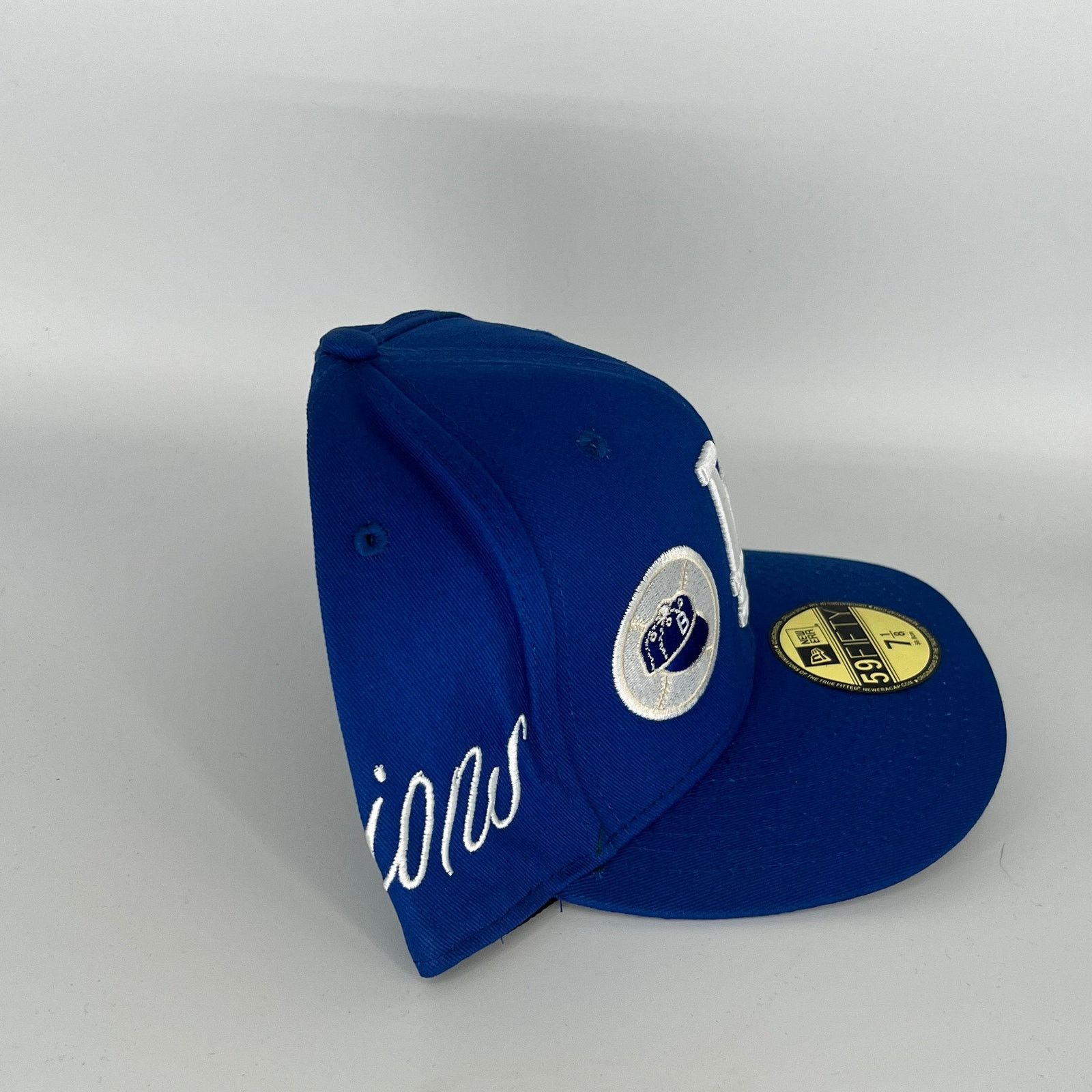 New Era Size 7 1/8 Blue Los Angeles Dodgers 2020 World Series Champs Size ONE SIZE - 3 Thumbnail
