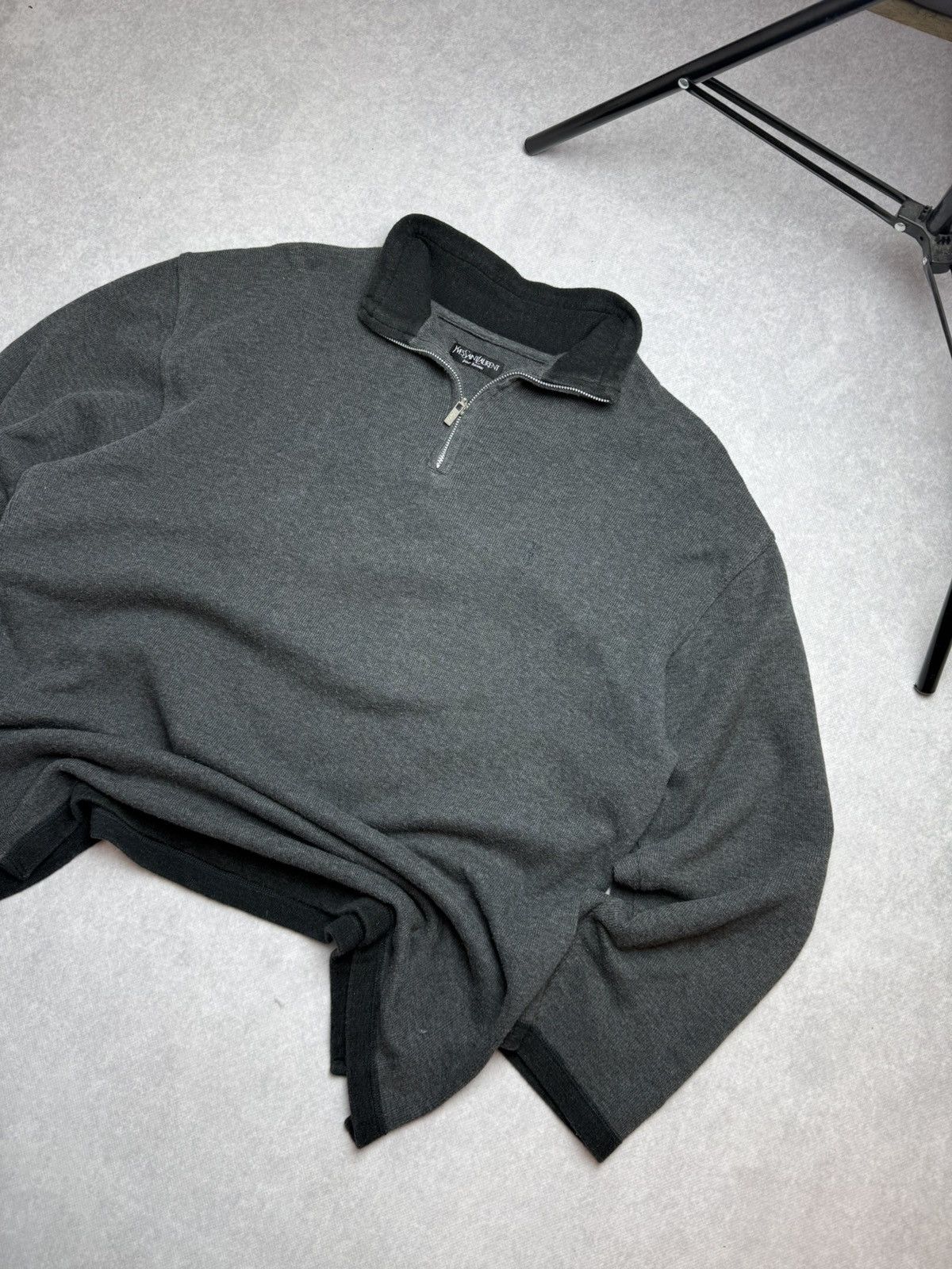 Yves Saint Laurent Yves Saint Lauren 1/3 Zip fleece sweater vintage Size XL Size US XL / EU 56 / 4 - 2 Thumbnail