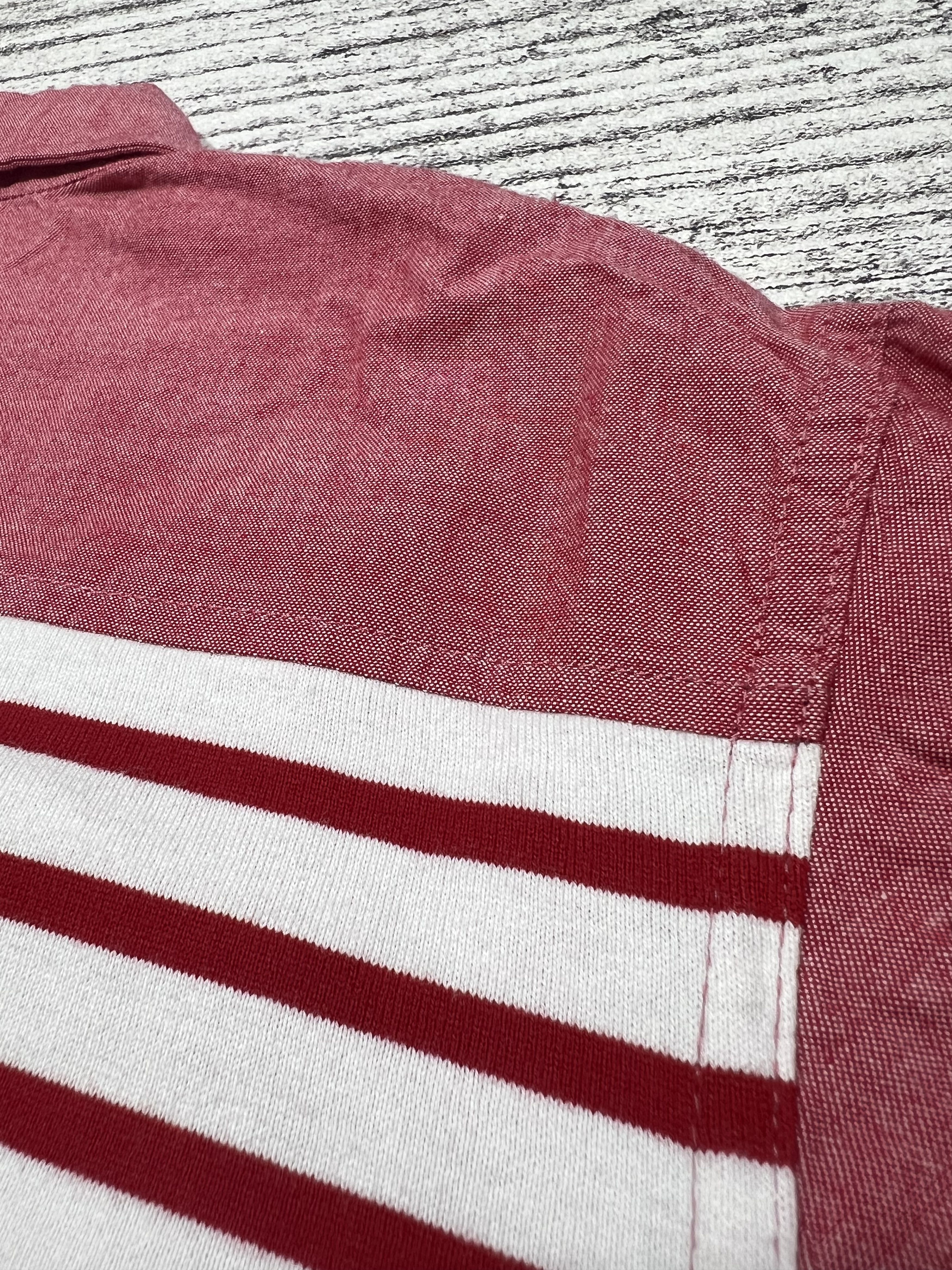 Vanquish 2000s Archival Vanquish Stripe Knit Hybrid Shirt Size US S / EU 44-46 / 1 - 7 Thumbnail
