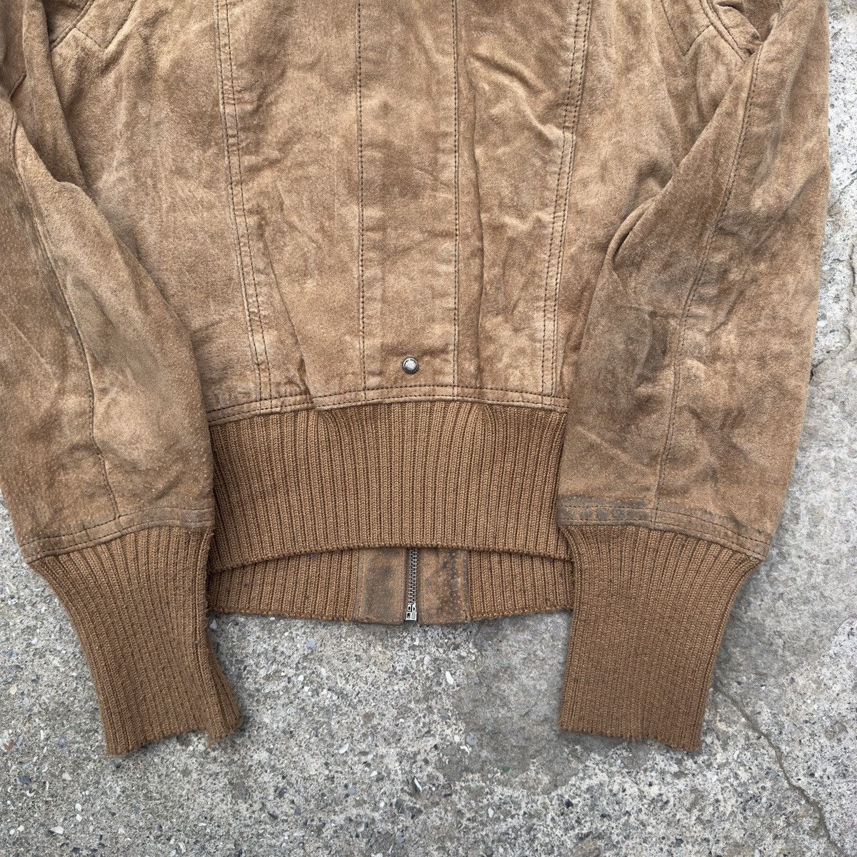 Hysteric Glamour VTG BALENCI RICK OWENS RAF SIMONS STYL CARGO LEATHER JACKET Size M / US 6-8 / IT 42-44 - 9 Thumbnail