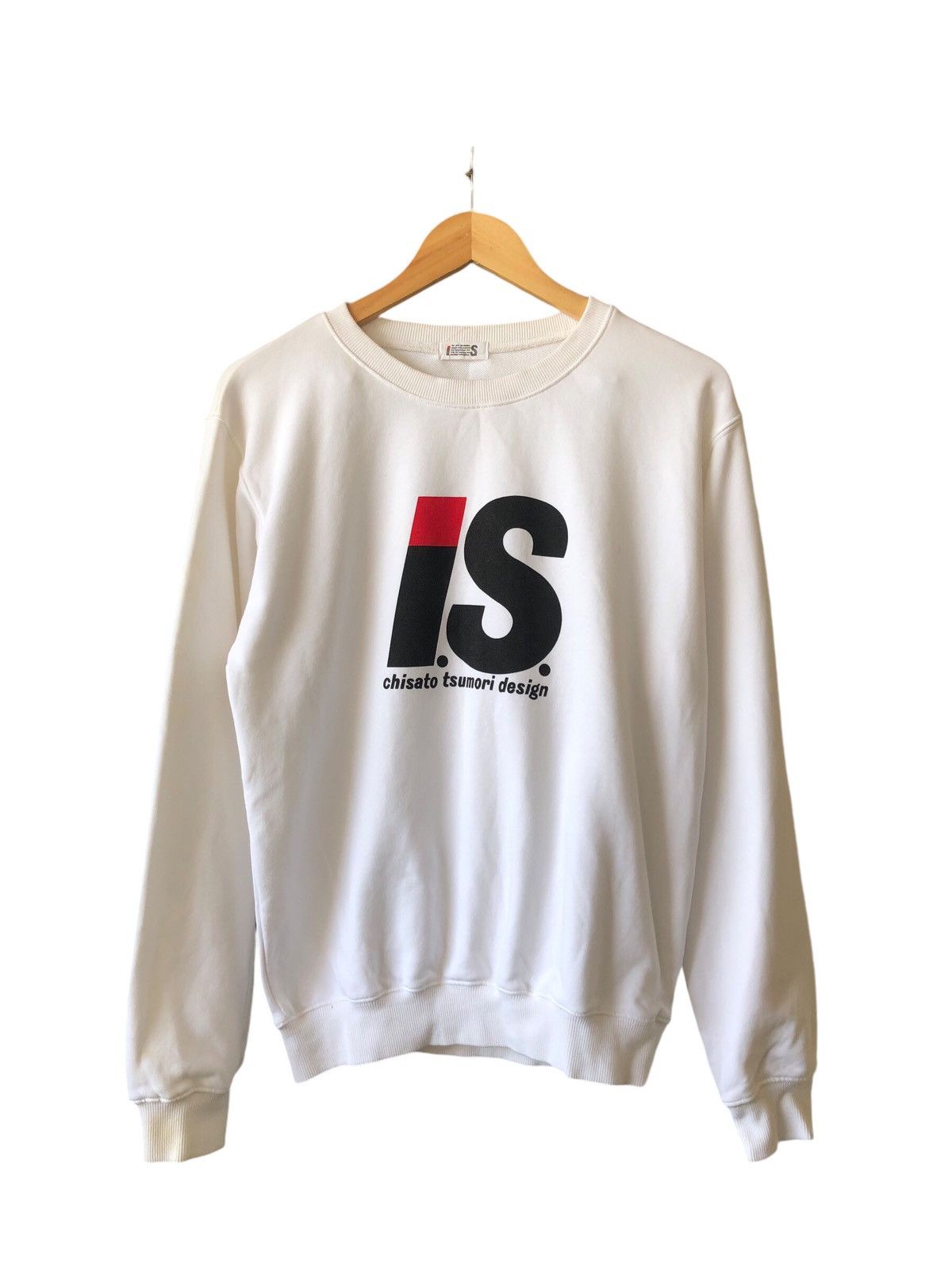 Issey Miyake Rare❗️Issey Miyake I.S Big Logo Crewneck Sweater Size US M / EU 48-50 / 2 - 1 Thumbnail