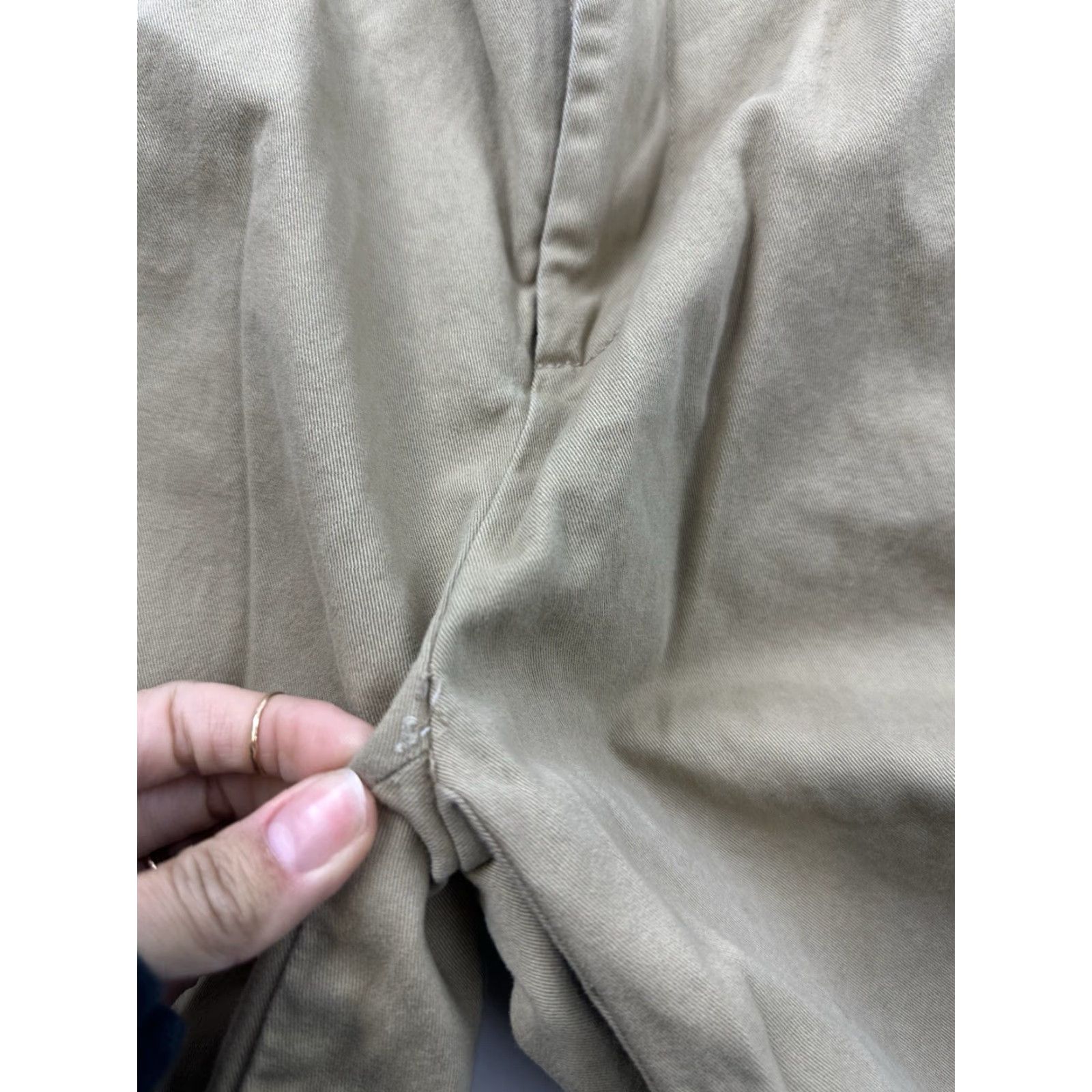 Aritzia VINTAGE Aritzia TNA Pants Womens XS Khaki Beige Jogger Pockets Brown Twill Solid Size 26" / US 2 / IT 38 - 3 Thumbnail