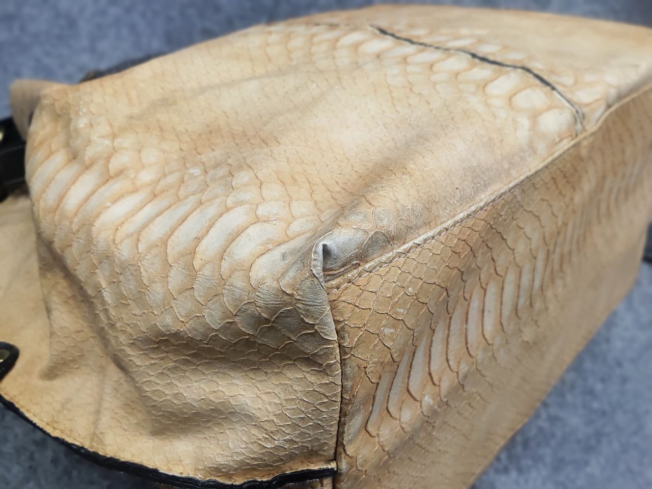Chloe Vintage 90's Chloe Style bag snakeskin texture handles Y2K Size ONE SIZE - 17 Thumbnail