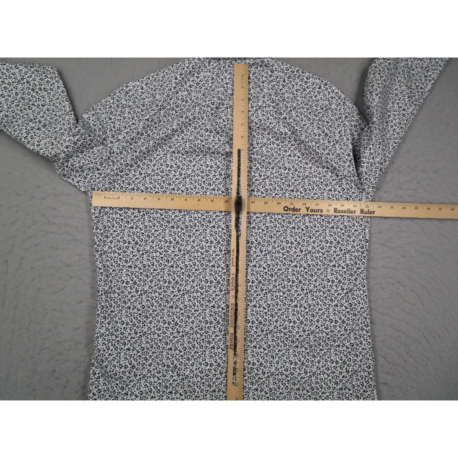 J.Crew J.Crew Shirt Adult Medium White Floral Slim Long Sleeve Button-Front Cotton Secret Wash Mens Size US M / EU 48-50 / 2 - 7 Thumbnail