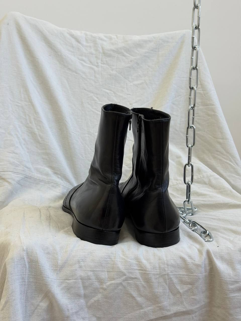Prada Vintage Prada Leather High 90s Luxury High Avant-Garde Size US 10.5 / EU 43-44 - 8 Thumbnail