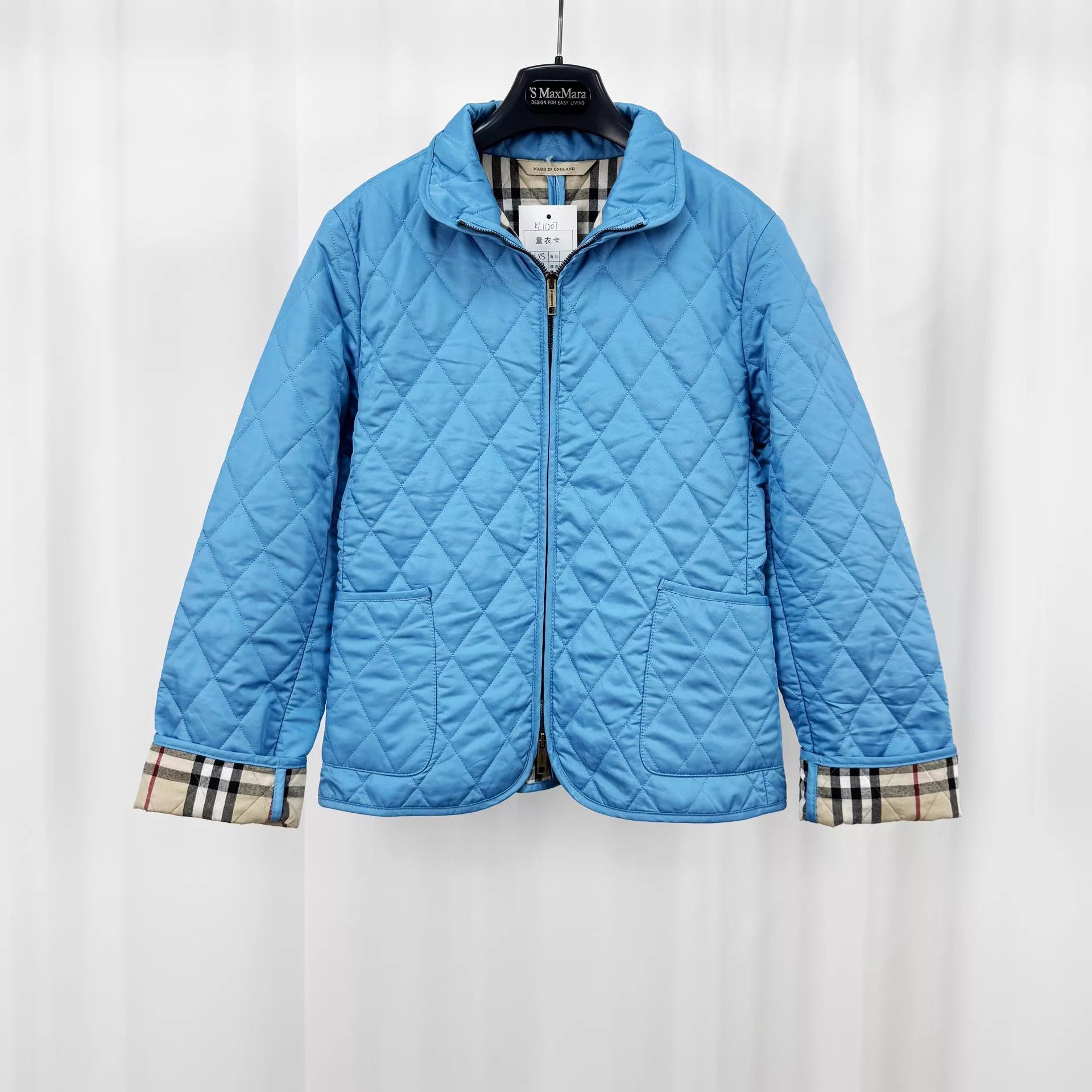 Burberry Burberry Check Quilted Jacket XS 98 New $7800 Size XS / US 0-2 / IT 36-38 - 1 Thumbnail