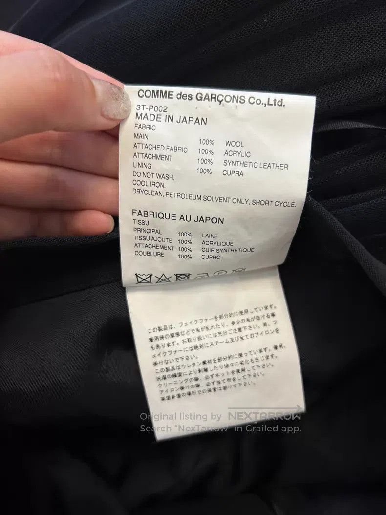 Comme des Garcons Comme des Garcons size S Black Wide Leg Culottes Size 23" - 6 Thumbnail