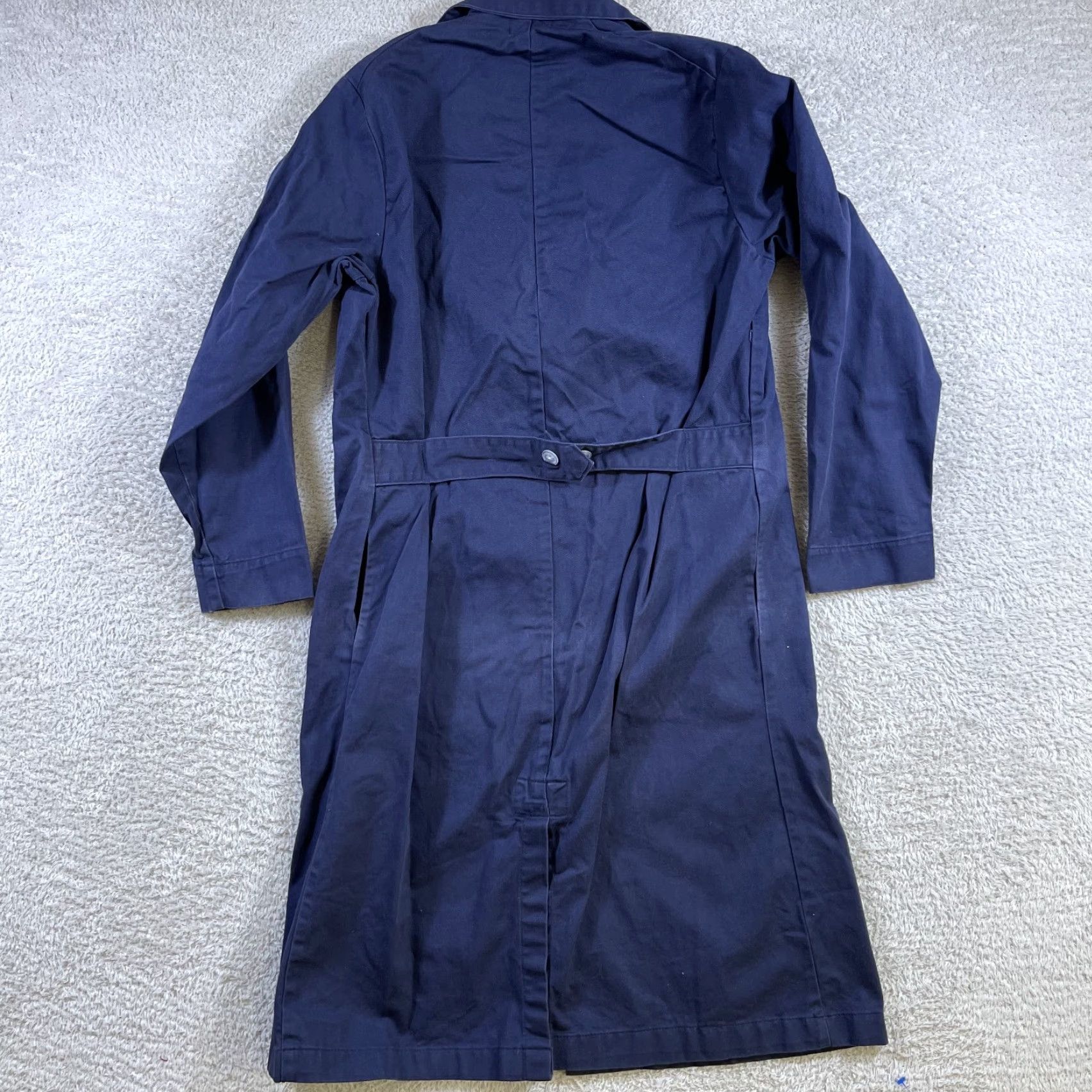 Vintage VINTAGE Quincy Specialties Lab Coat Coat Long Cotton Blue 40 Men Regular Overcoat Workwear 60s 50s 70s Mens Size US XXS / EU 40 - 3 Thumbnail