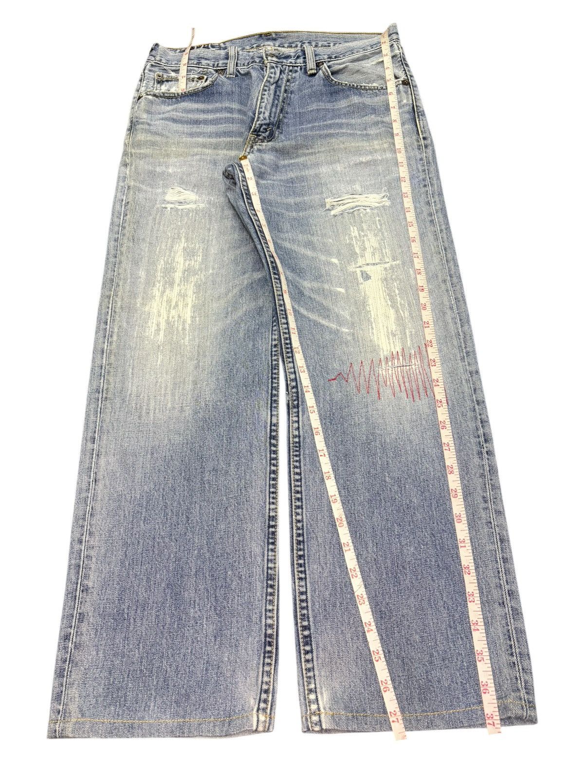 Levi's Vintage 90s Levis 502 Faded Wash Distressed Jeans Size US 30 / EU 46 - 7 Thumbnail