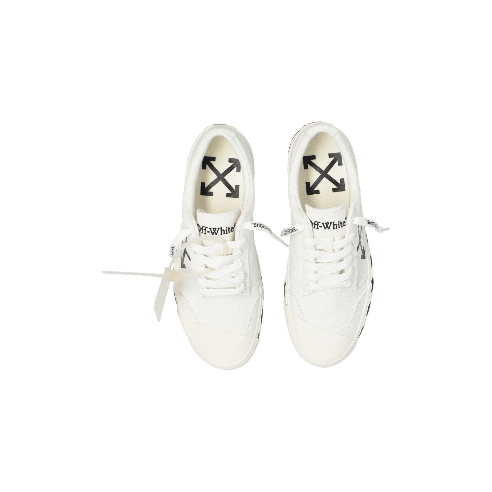 Off-White OFF-WHITE Vulcanized Undercut White Sneakers New & Authenti Size US 7 / IT 37 - 4 Thumbnail