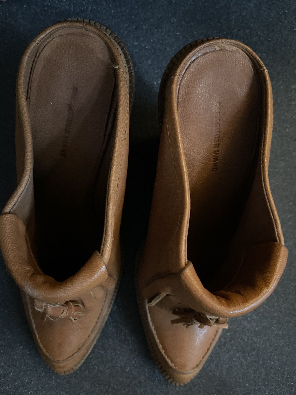 Alexander Wang Alexander Wang Trish Tassel Wedge Mules Size 38 Size US 8 / IT 38 - 3 Thumbnail