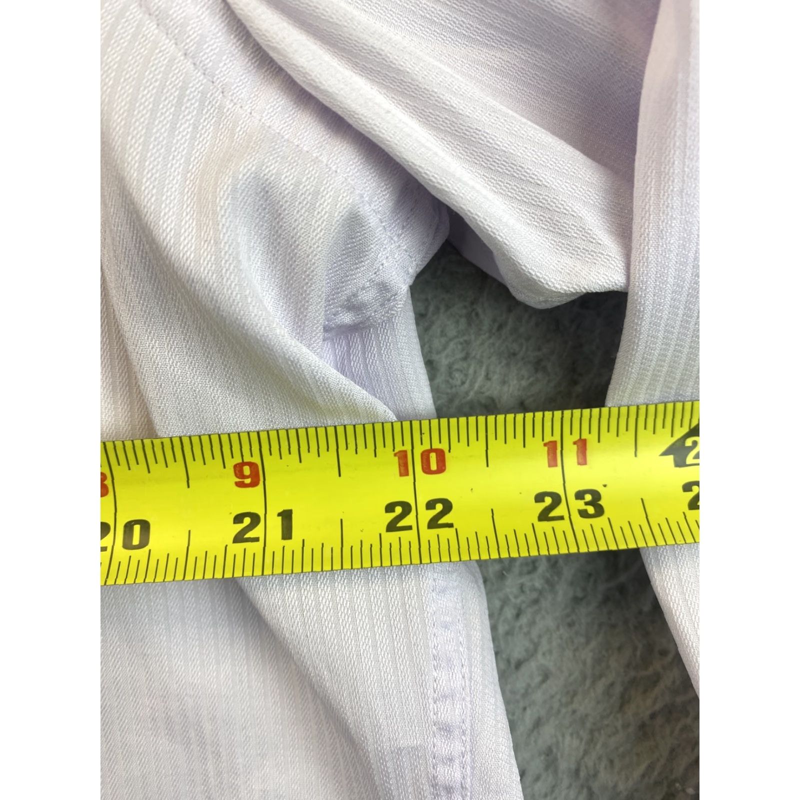 Hugo Boss HUGO BOSS Men's Slim Fit Dress Shirt 16.5 34/35 Light Pink 88-24 Regular Size 16.5 Kent Collar Square Cuff Size 42R - 6 Thumbnail