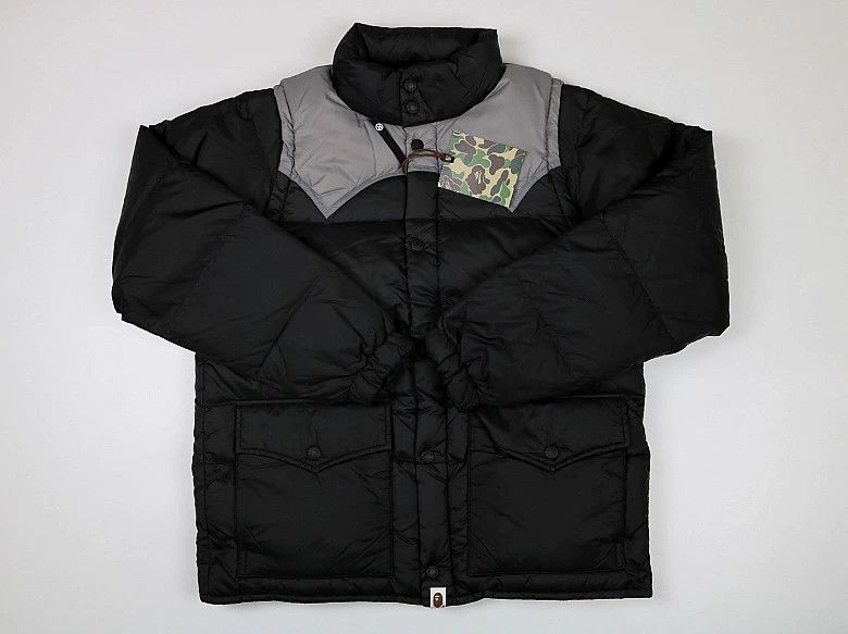 Bape bape detachable sleeve down jacket Size US M / EU 48-50 / 2 - 1 Thumbnail