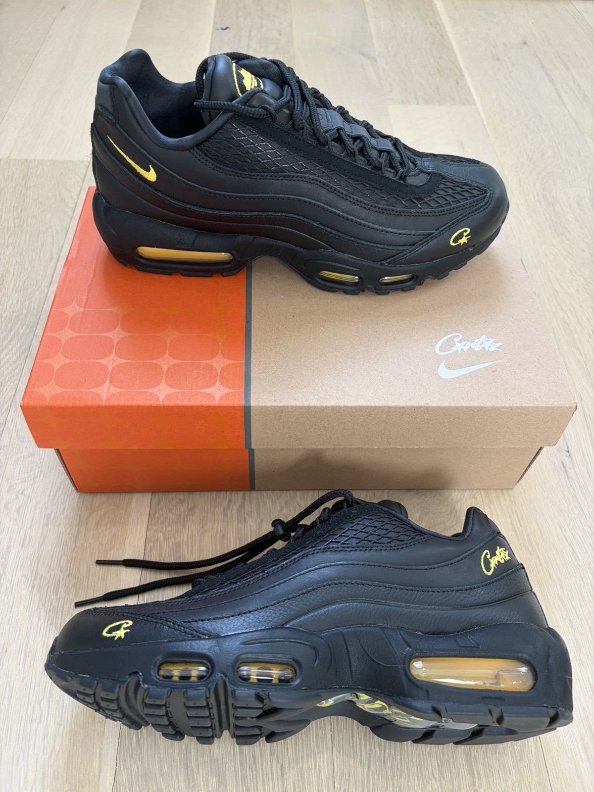 Nike Nike x Corteiz Air Max 95 SP Honey Blacks CRTZ FB2709-003 Size US 9.5 / EU 42-43 - 3 Thumbnail